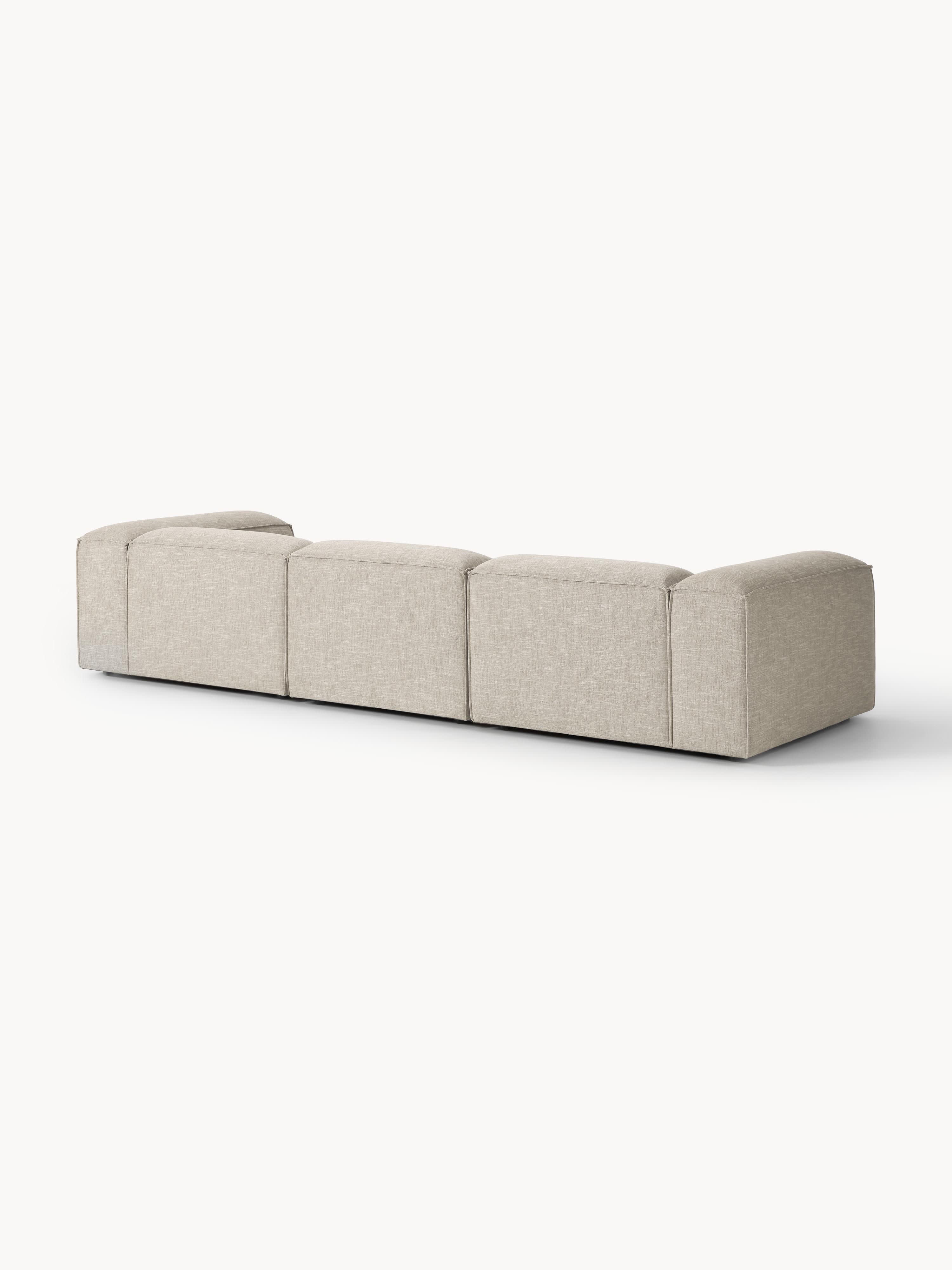 Lennon Linen Blend Modular Sofa (4-seater)
