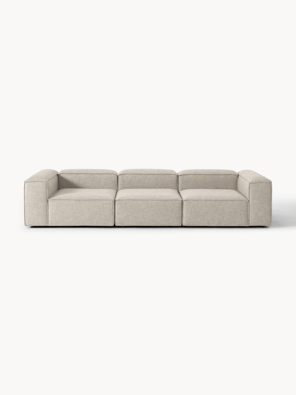 Lennon Linen Blend Modular Sofa (4-seater)
