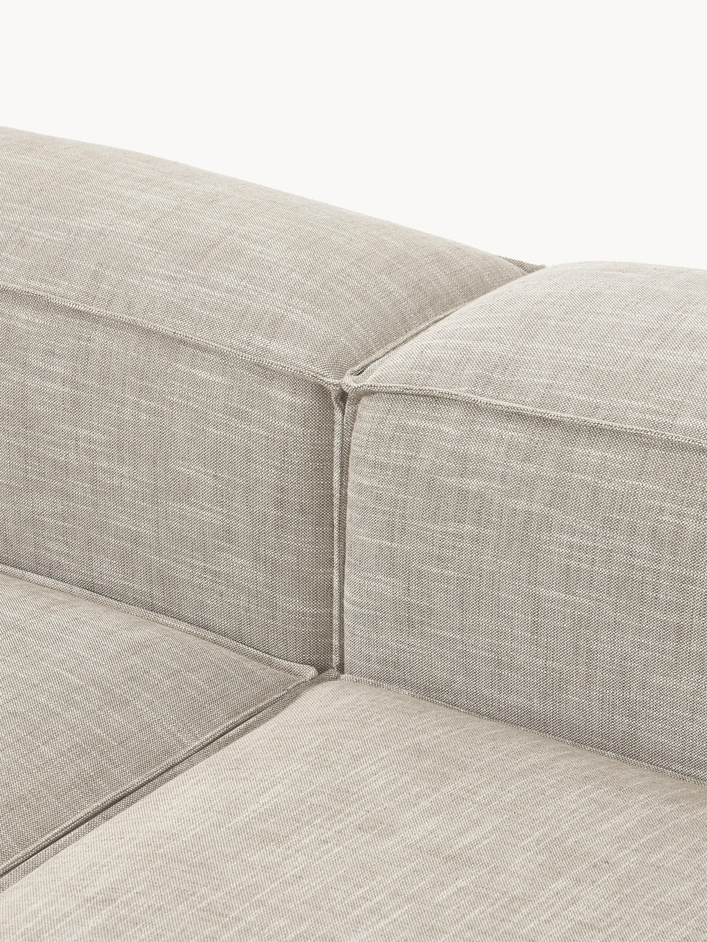 Lennon Linen Blend Modular Sofa (4-seater)