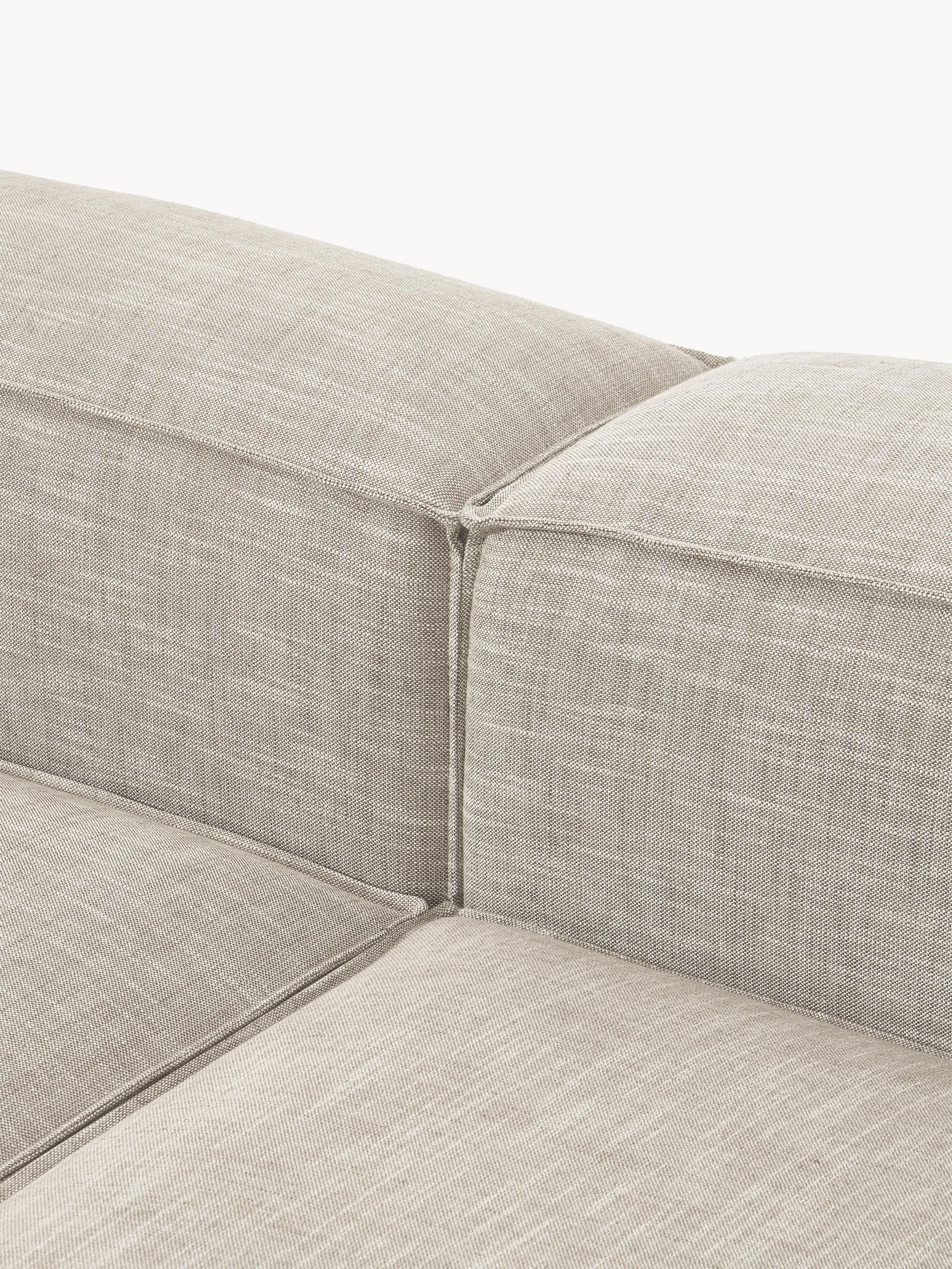 Lennon Linen Blend Modular Sofa (4-seater)