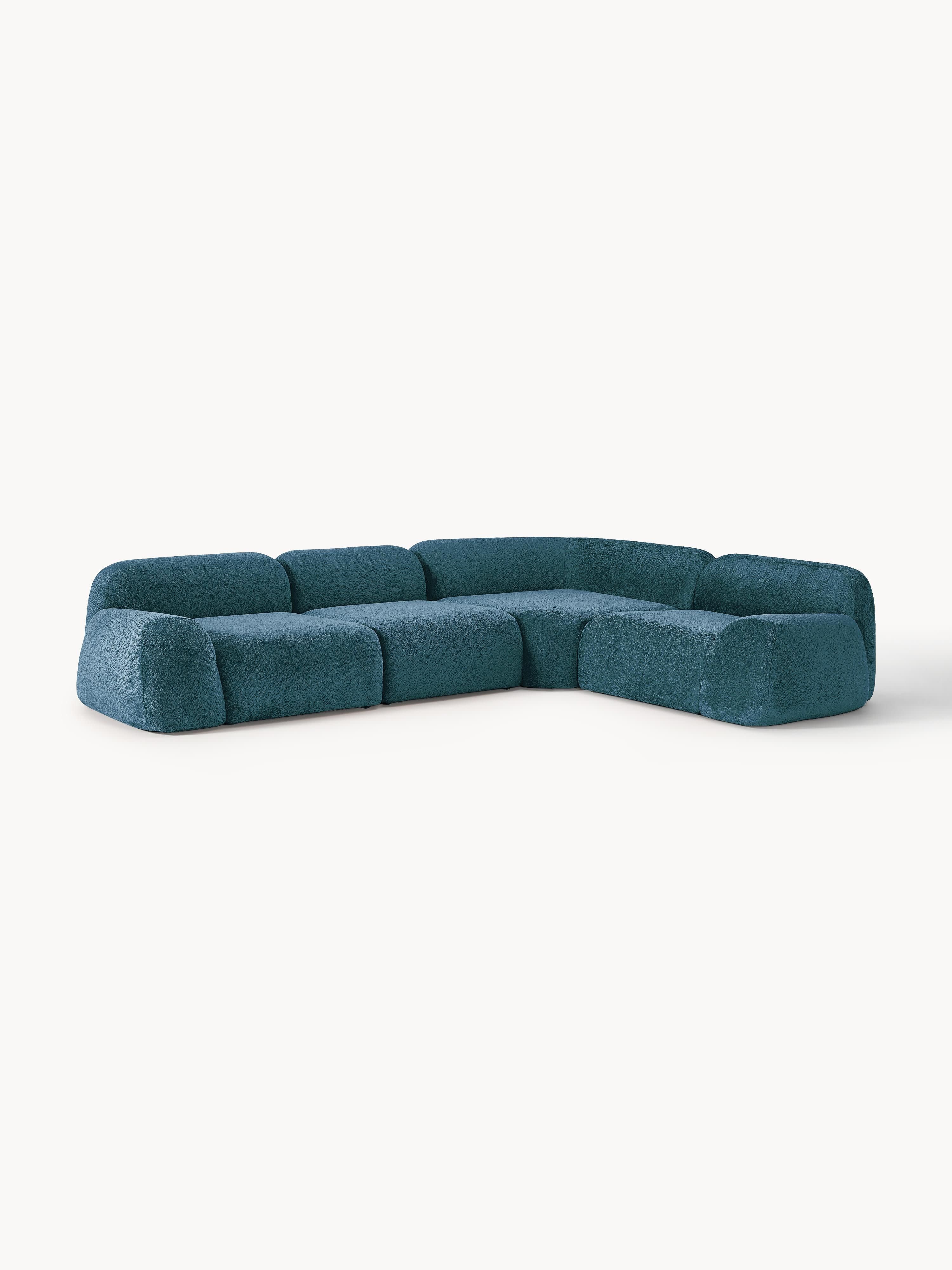 Wolke Modular Teddy Bouclé Corner Sofa (4-seater)