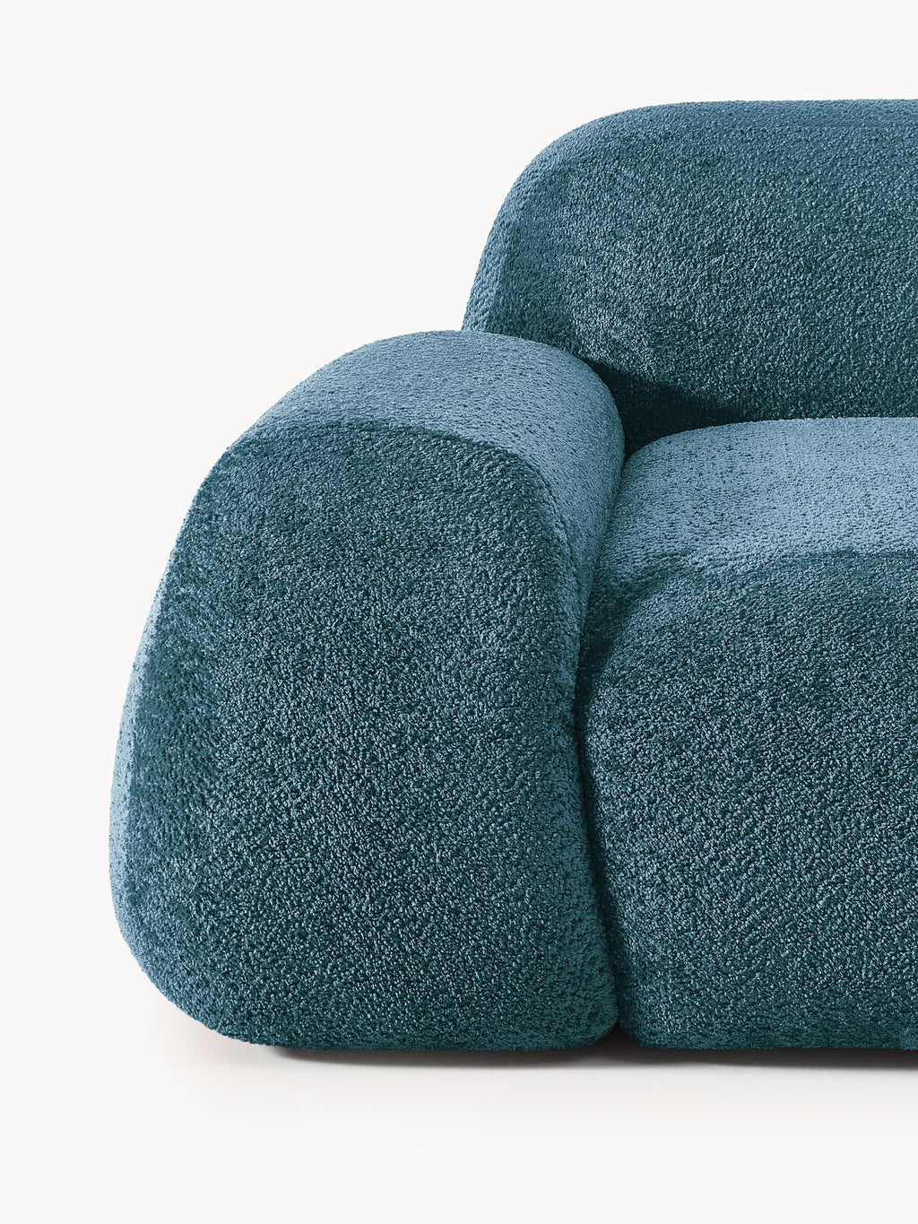 Wolke Modular Teddy Bouclé Corner Sofa (4-seater)