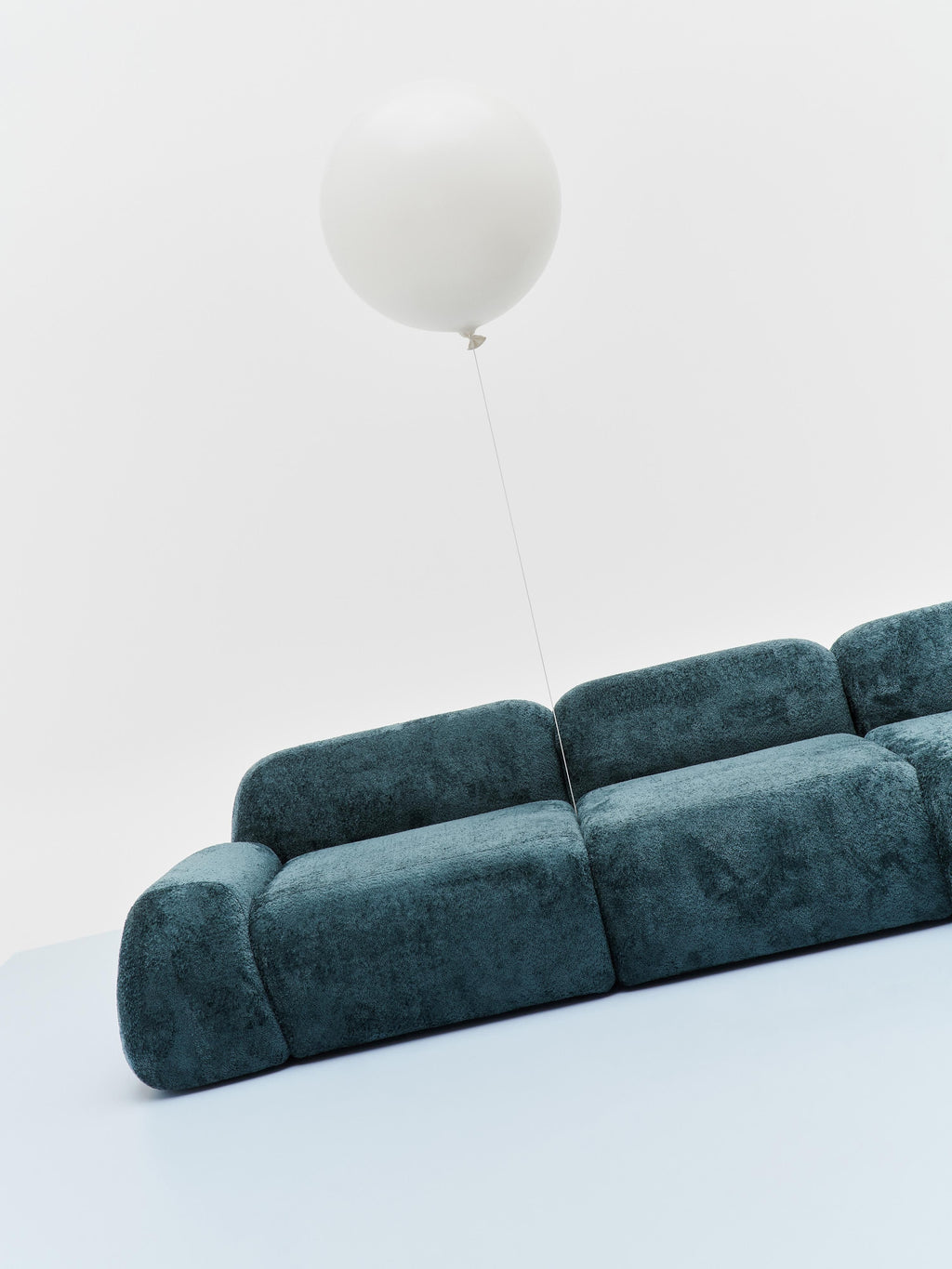 Wolke Modular Teddy Bouclé Corner Sofa (4-seater)