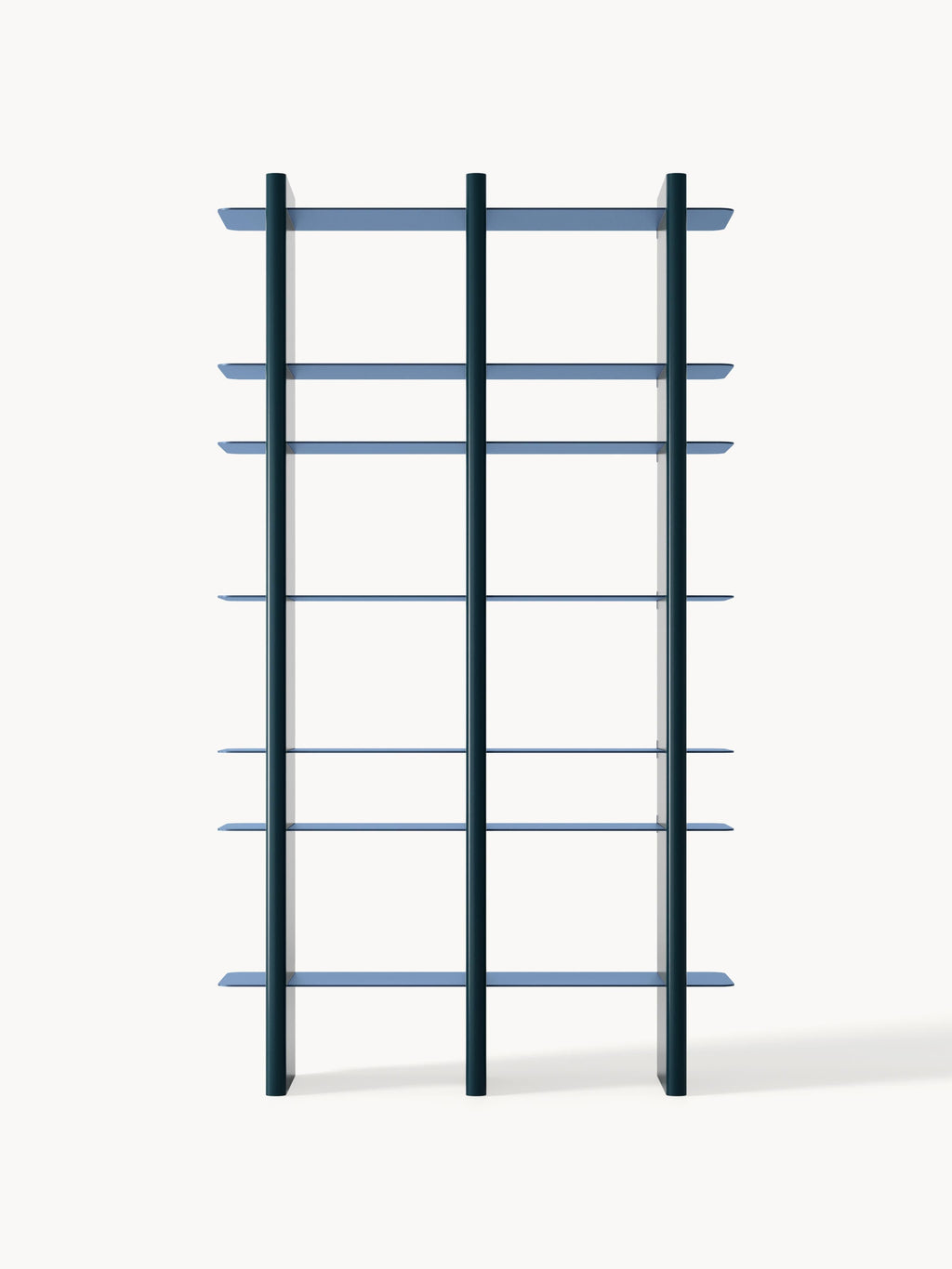 Rami Tall Shelving Unit with Metal Elements