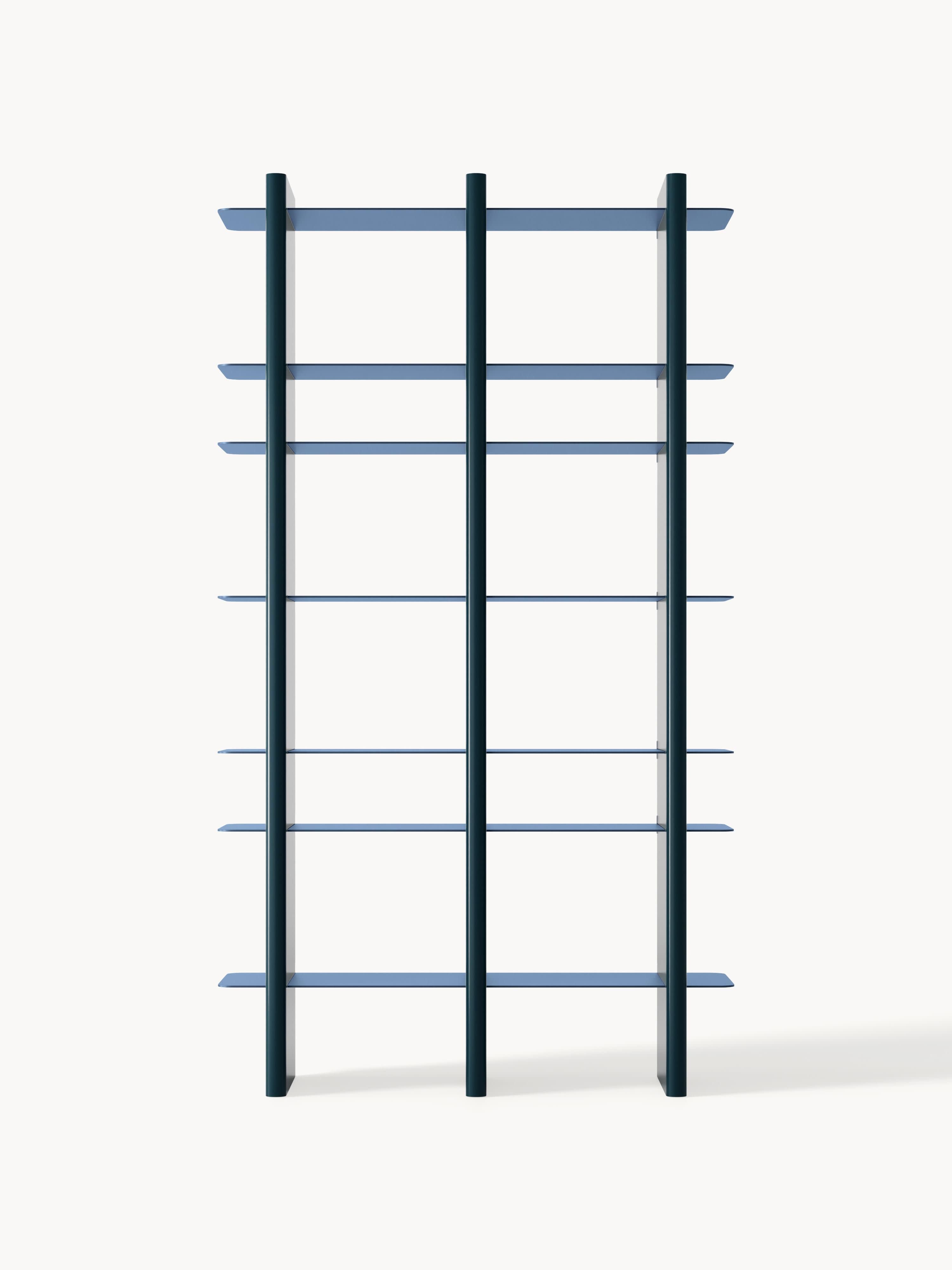 Rami Tall Shelving Unit with Metal Elements