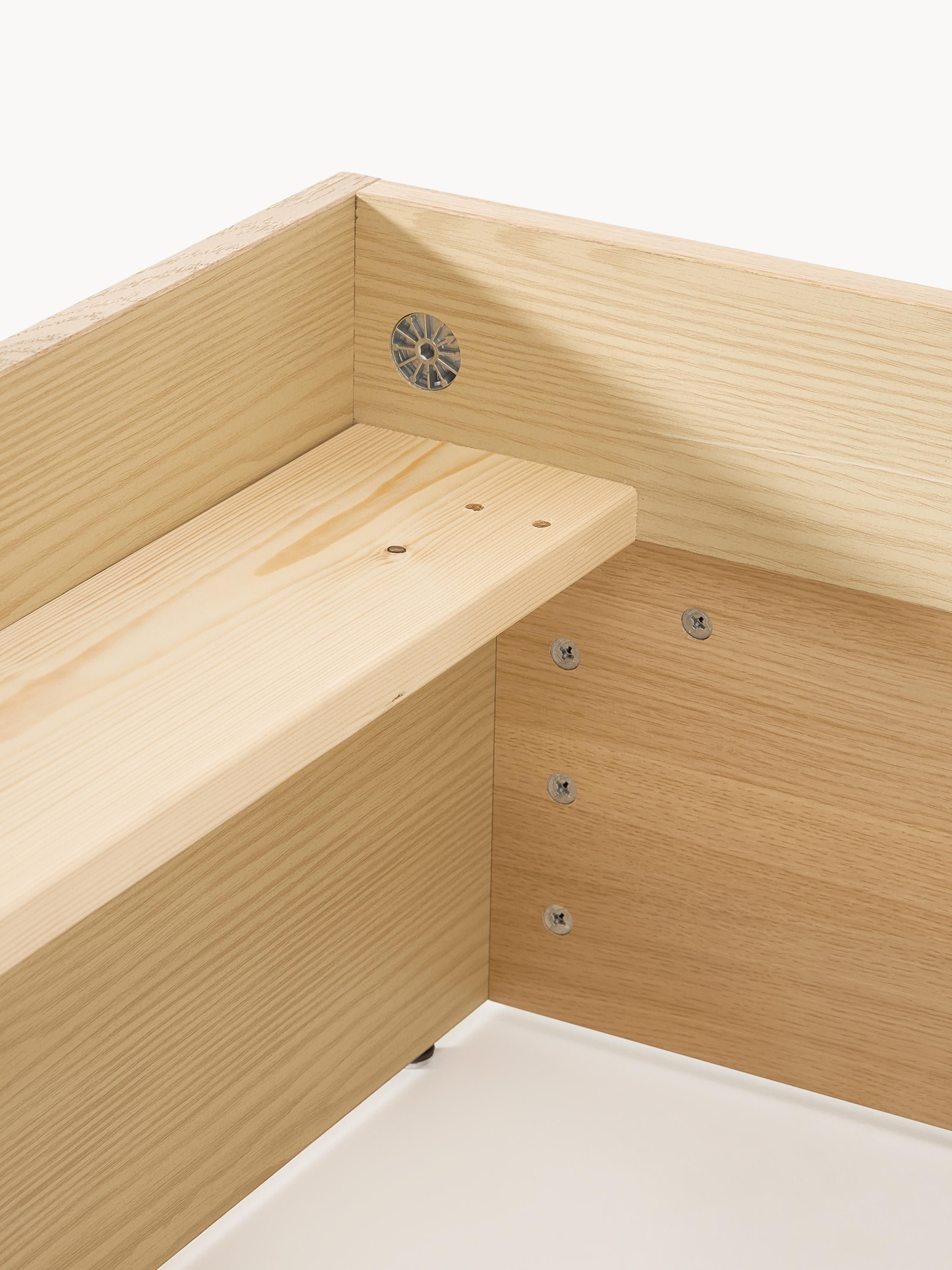 Sato Wooden Bed with Drawers