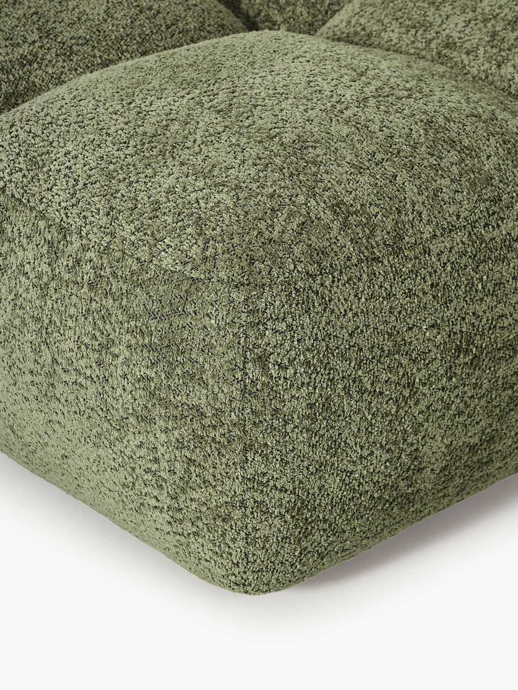 Tayla Teddy-Bouclé Ottoman