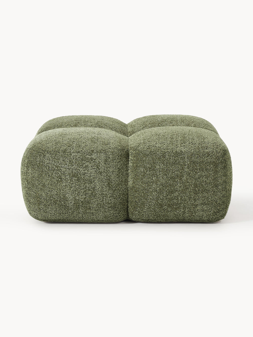 Tayla Teddy-Bouclé Ottoman