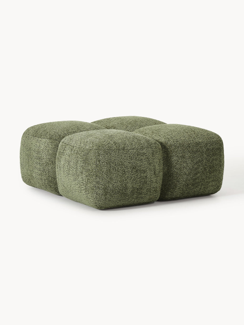 Tayla Teddy-Bouclé Ottoman