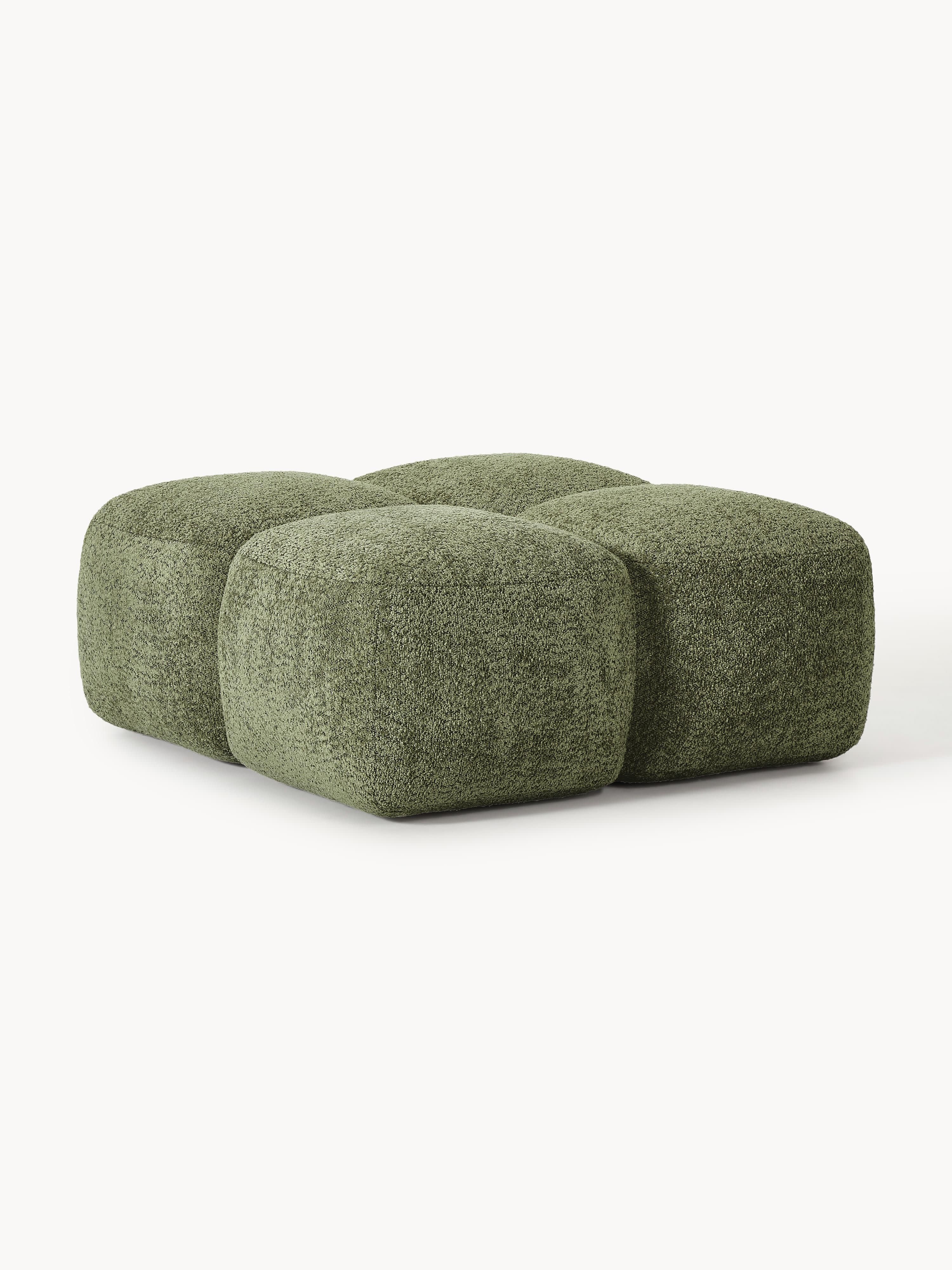 Tayla Teddy-Bouclé Ottoman