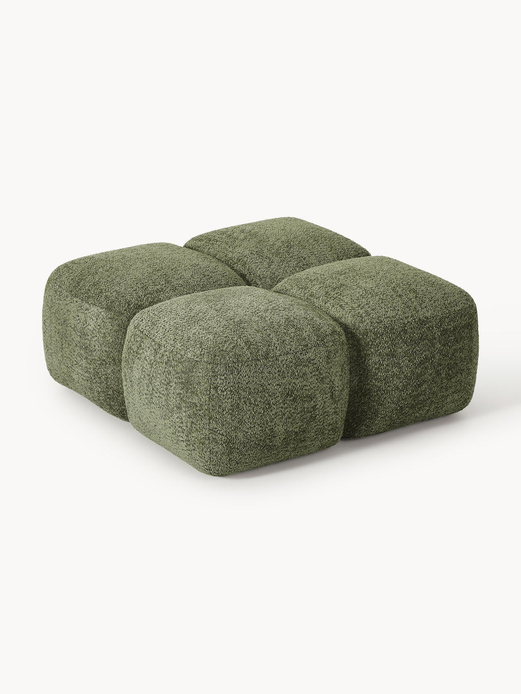 Tayla Teddy-Bouclé Ottoman