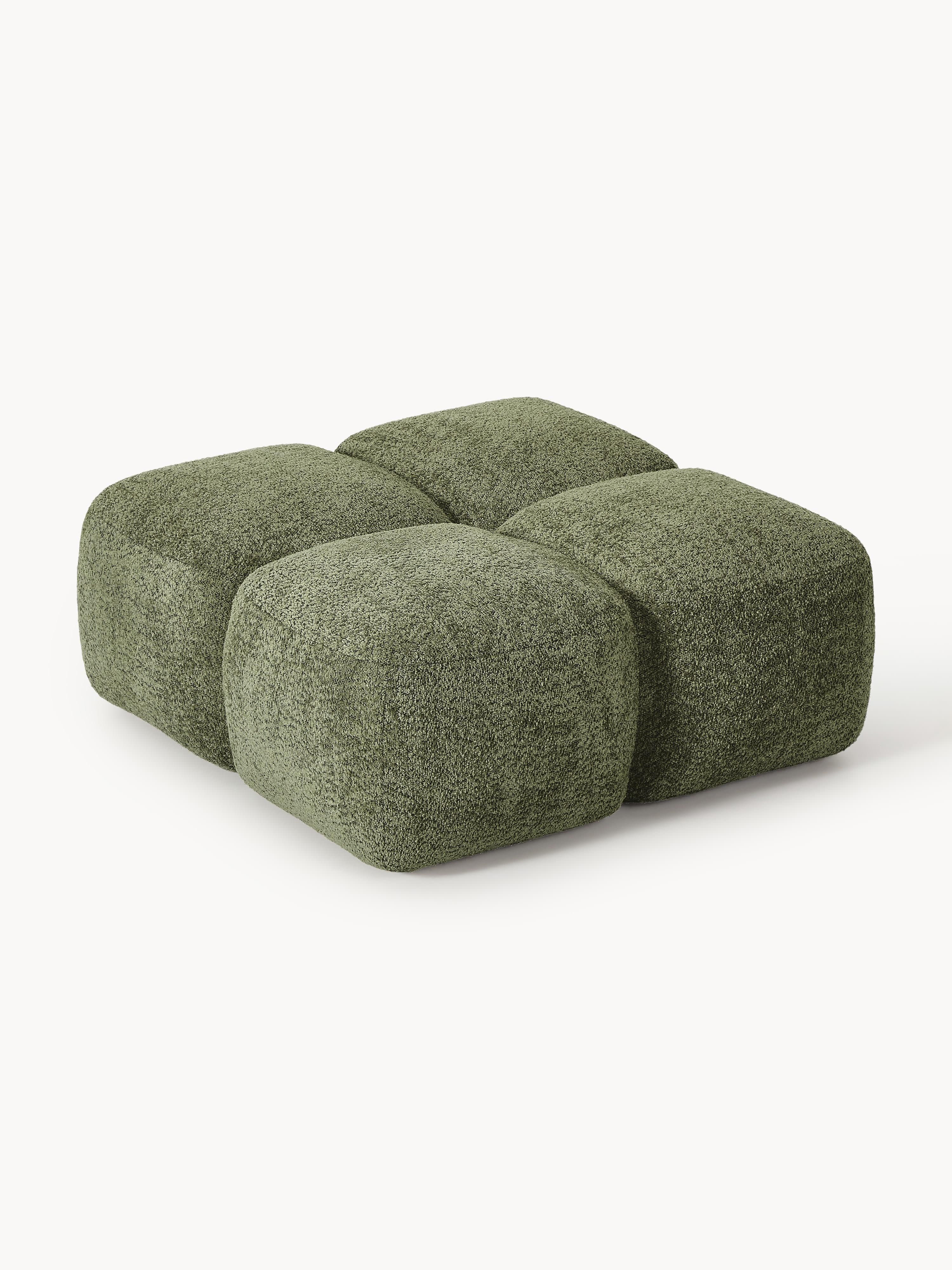Tayla Teddy-Bouclé Ottoman