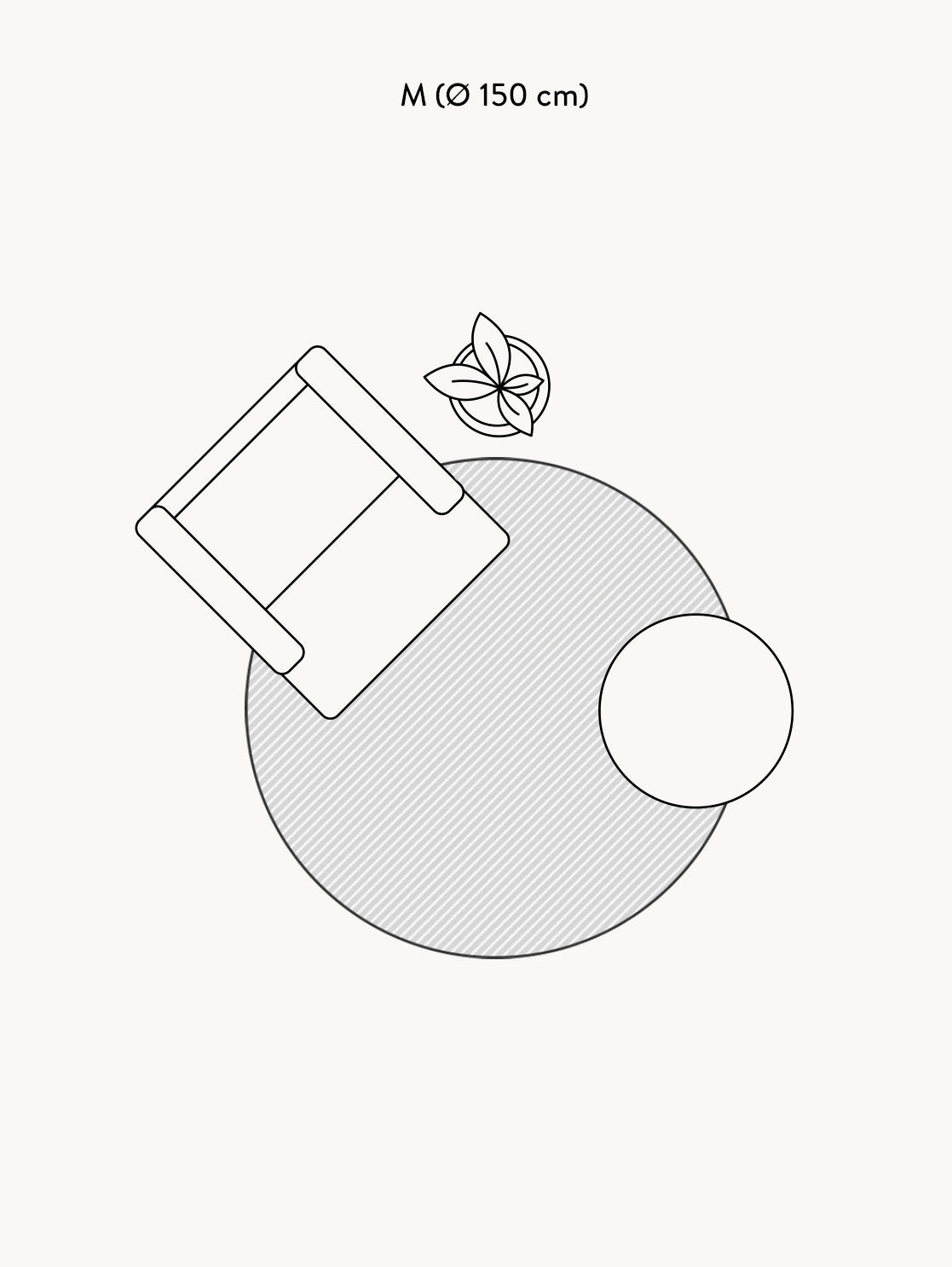 Kari Round Low-Pile Rug