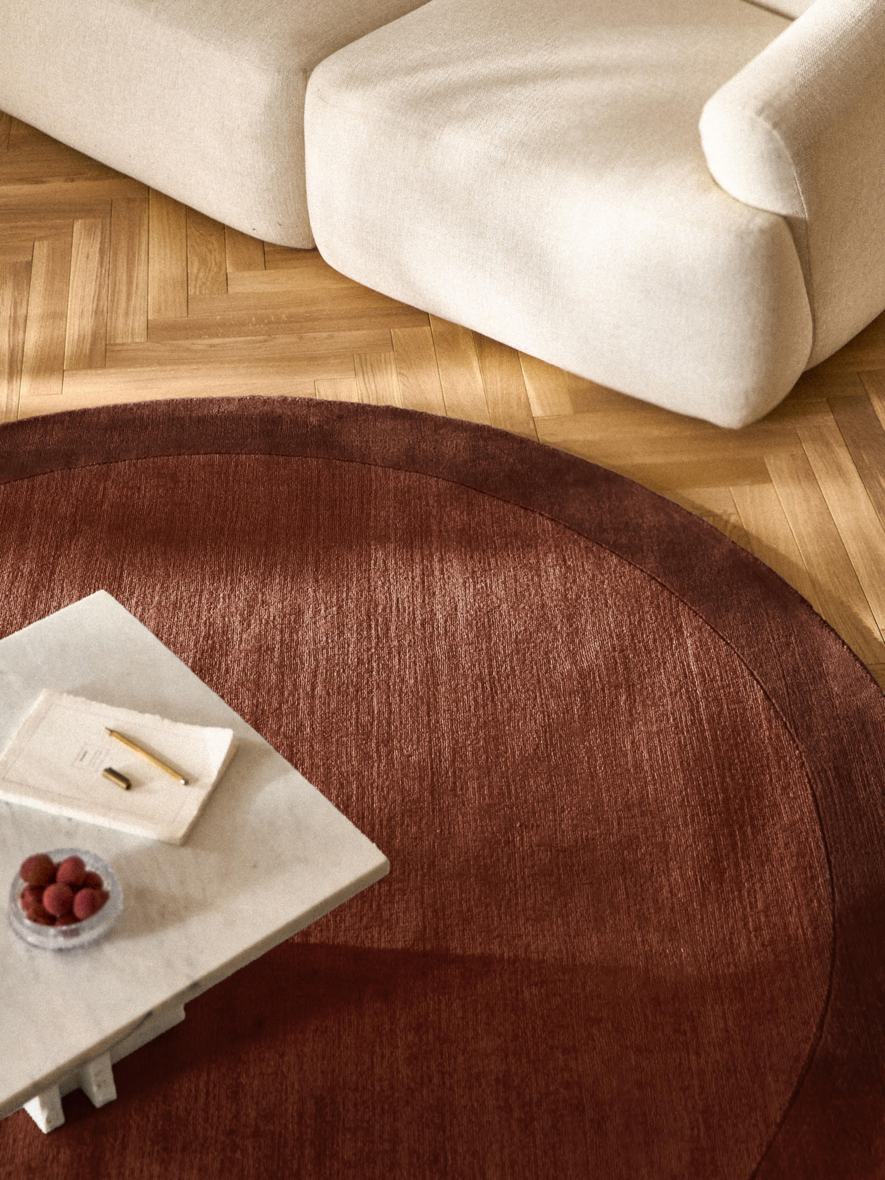 Kari Round Low-Pile Rug