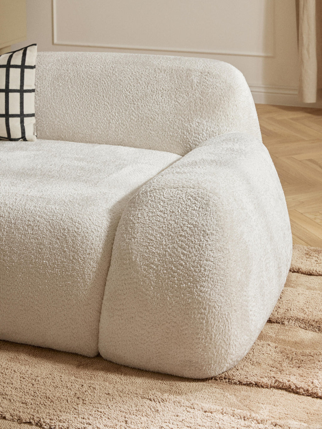 Wolke Teddy Bouclé Corner Module