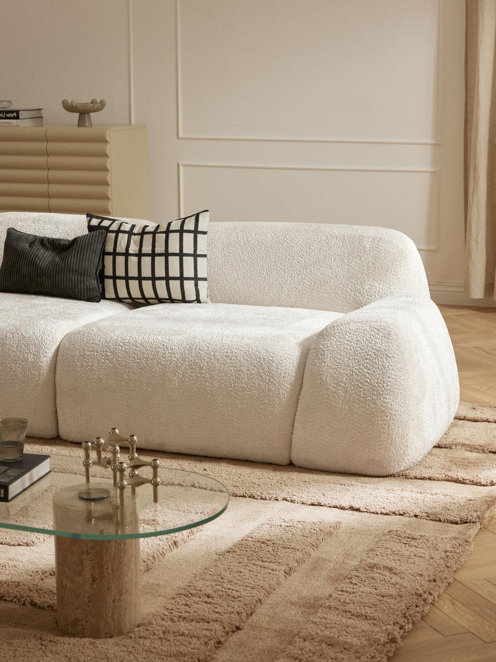 Wolke Teddy Bouclé Corner Module