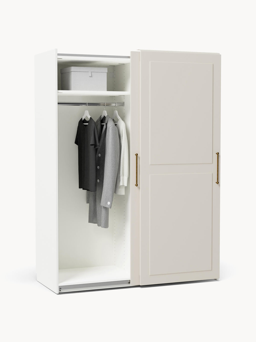 Charlotte Modular Sliding Door Wardrobe, 150 cm Wide, in various sizes