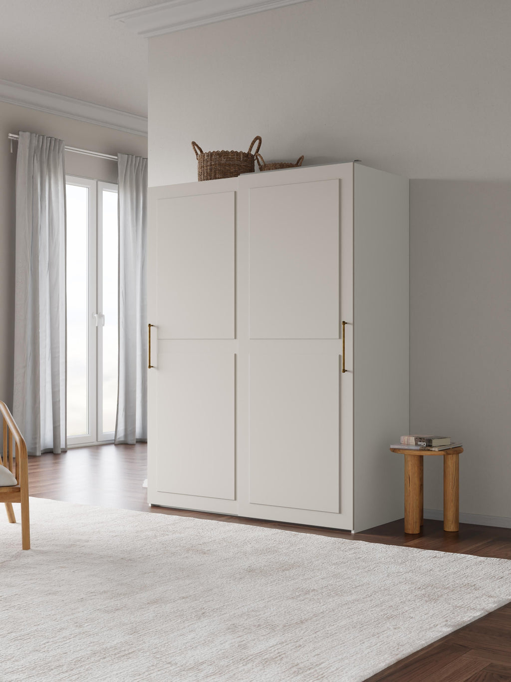 Charlotte Modular Sliding Door Wardrobe, 150 cm Wide, in various sizes