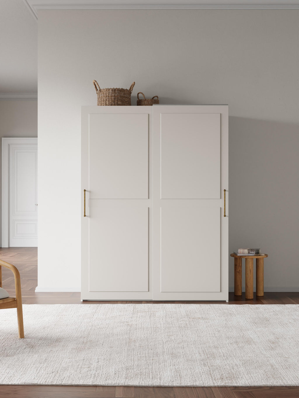 Charlotte Modular Sliding Door Wardrobe, 150 cm Wide, in various sizes