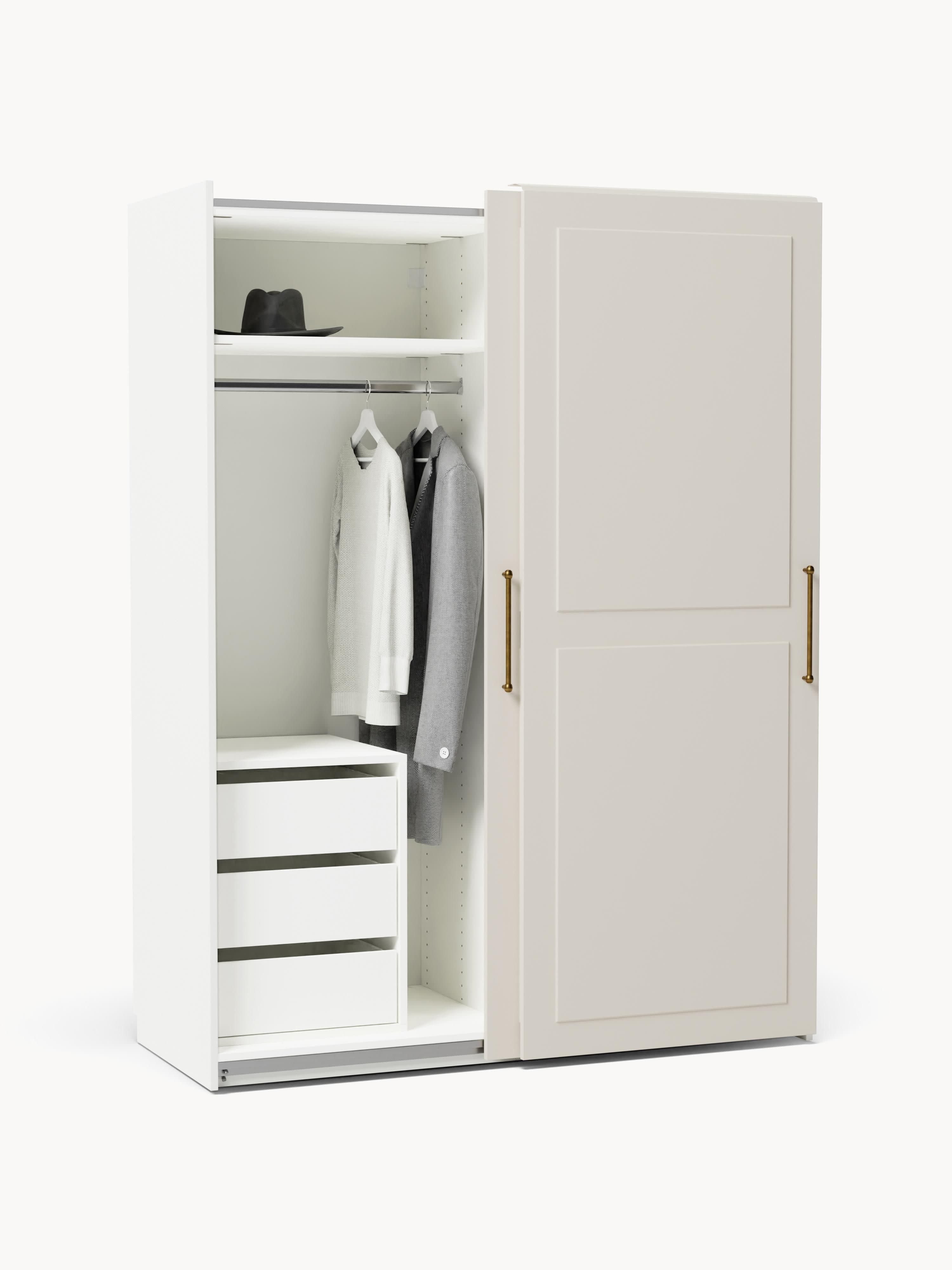 Charlotte Modular Sliding Door Wardrobe, 150 cm Wide, in various sizes