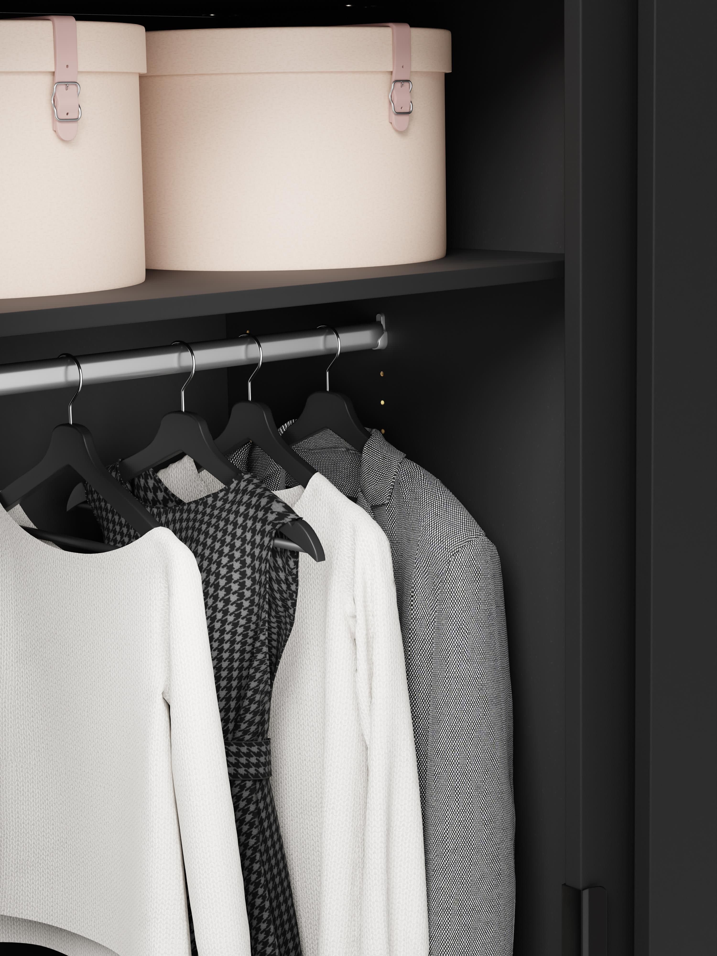 Leon Modular Sliding Door Wardrobe, 300 cm Wide, in various sizes