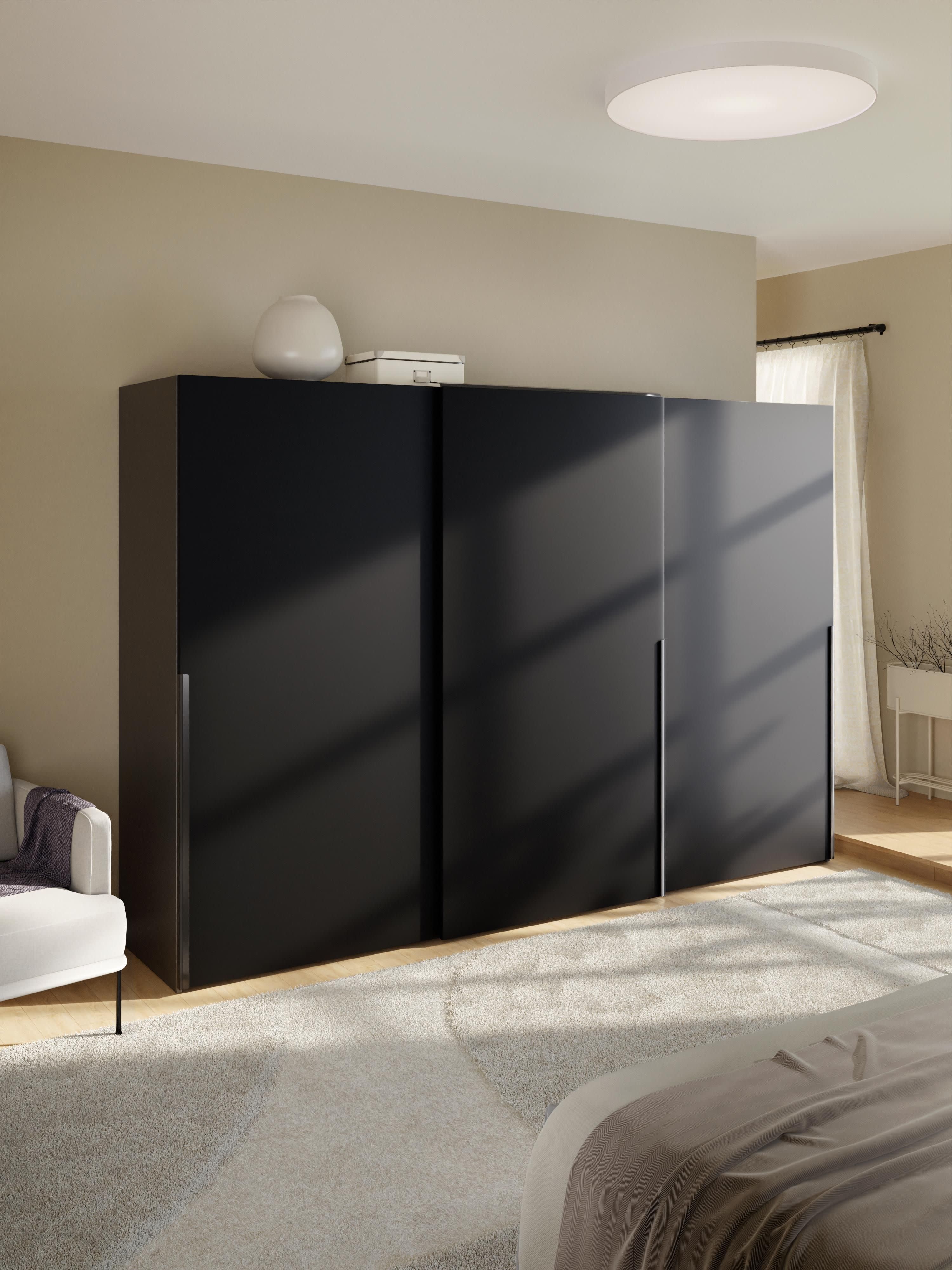 Leon Modular Sliding Door Wardrobe, 300 cm Wide, in various sizes