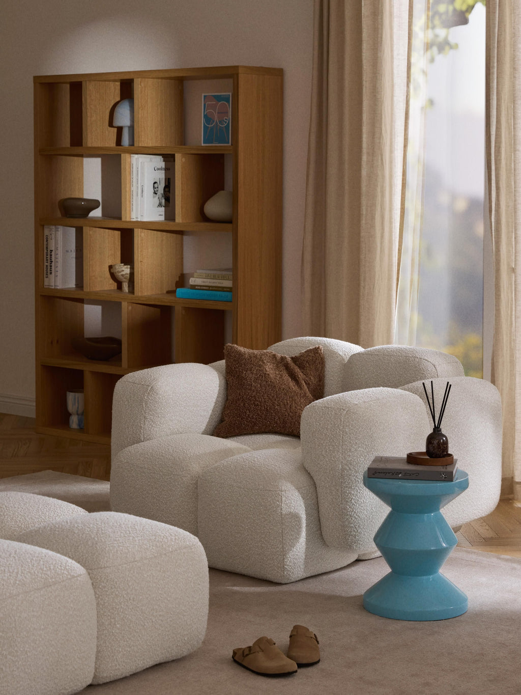 Tayla Bouclé Lounge Chair