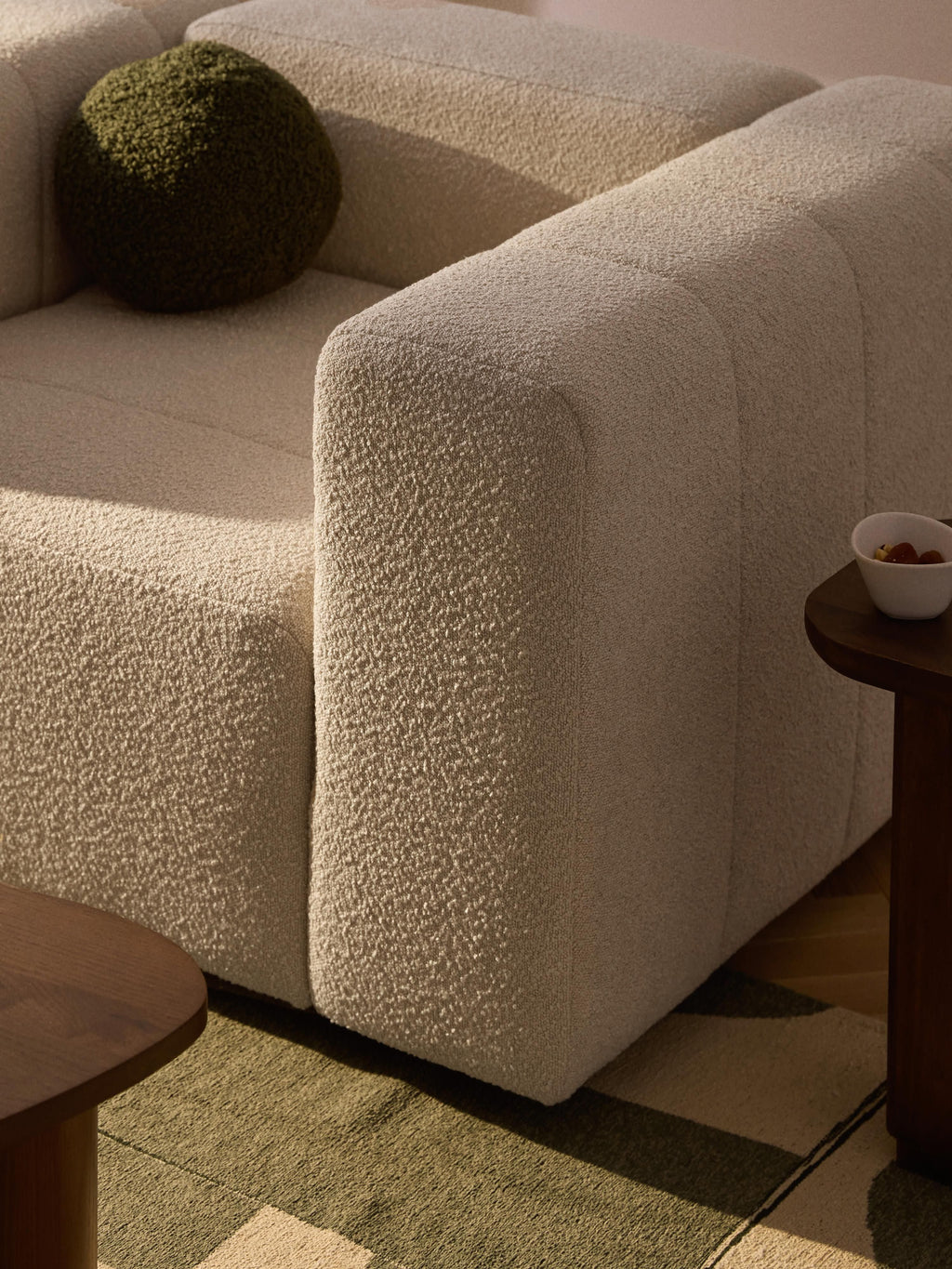 Lena Bouclé Lounge Chair