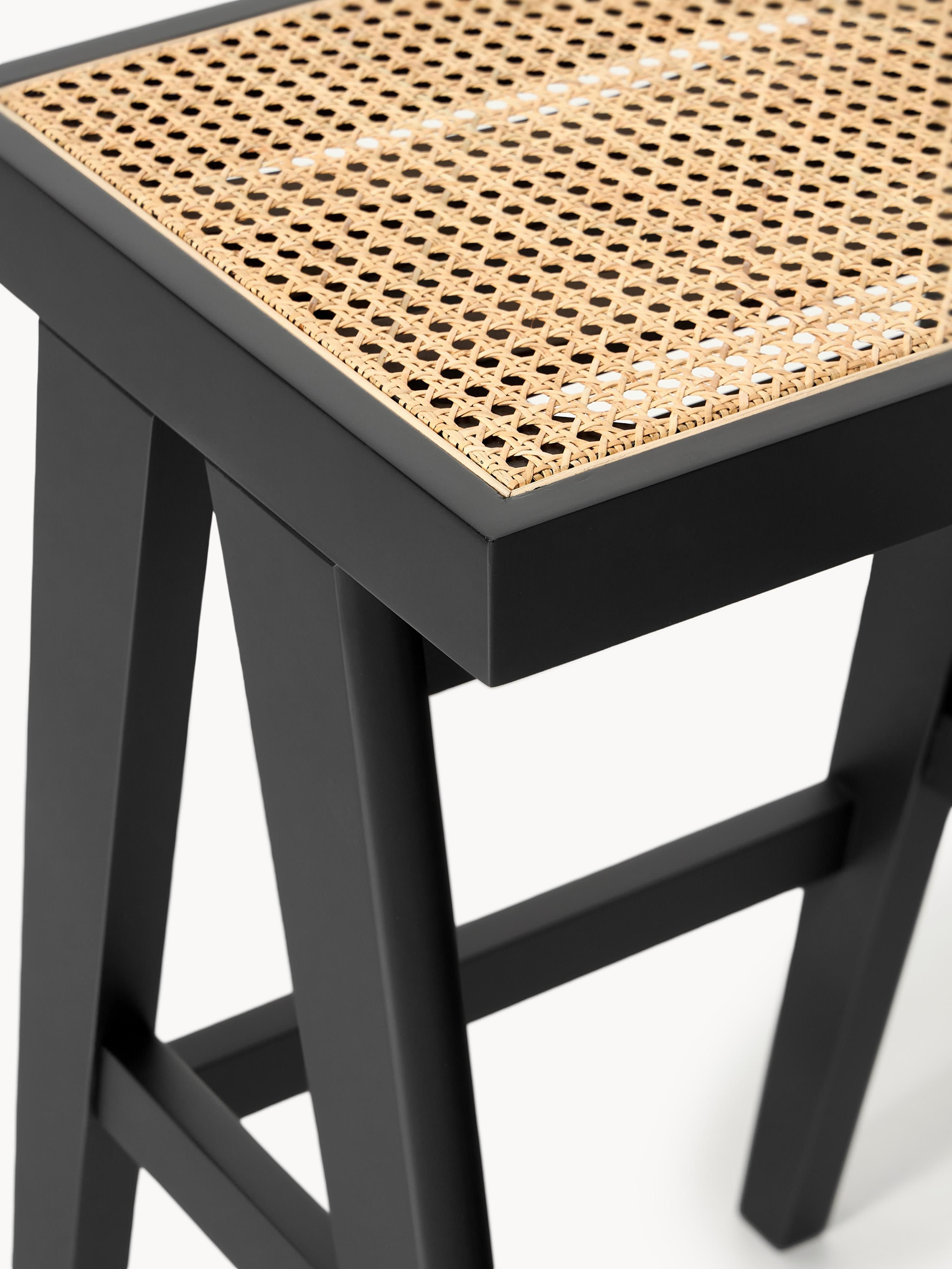 Sissi Bar Stool with Viennese Wickerwork