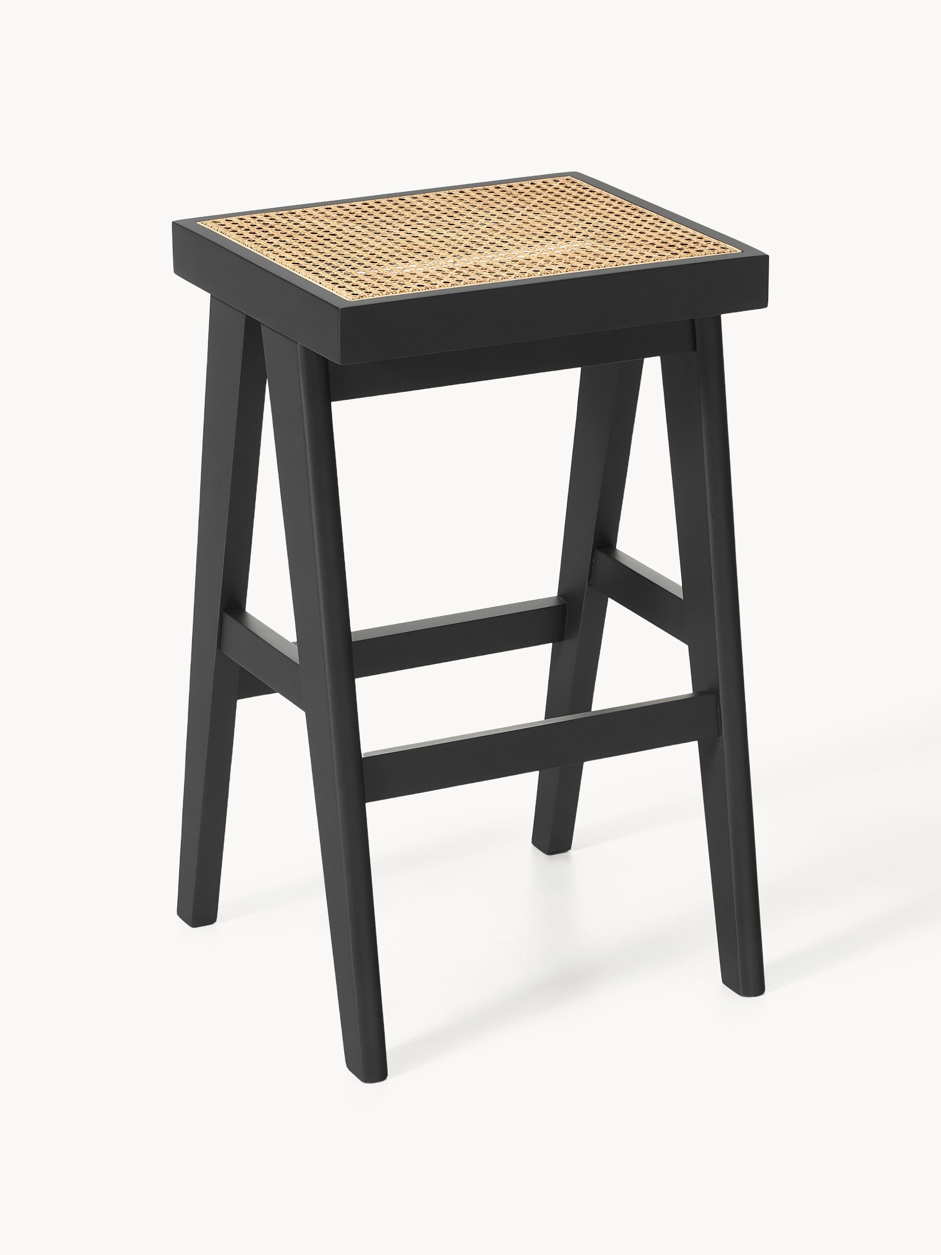 Sissi Bar Stool with Viennese Wickerwork