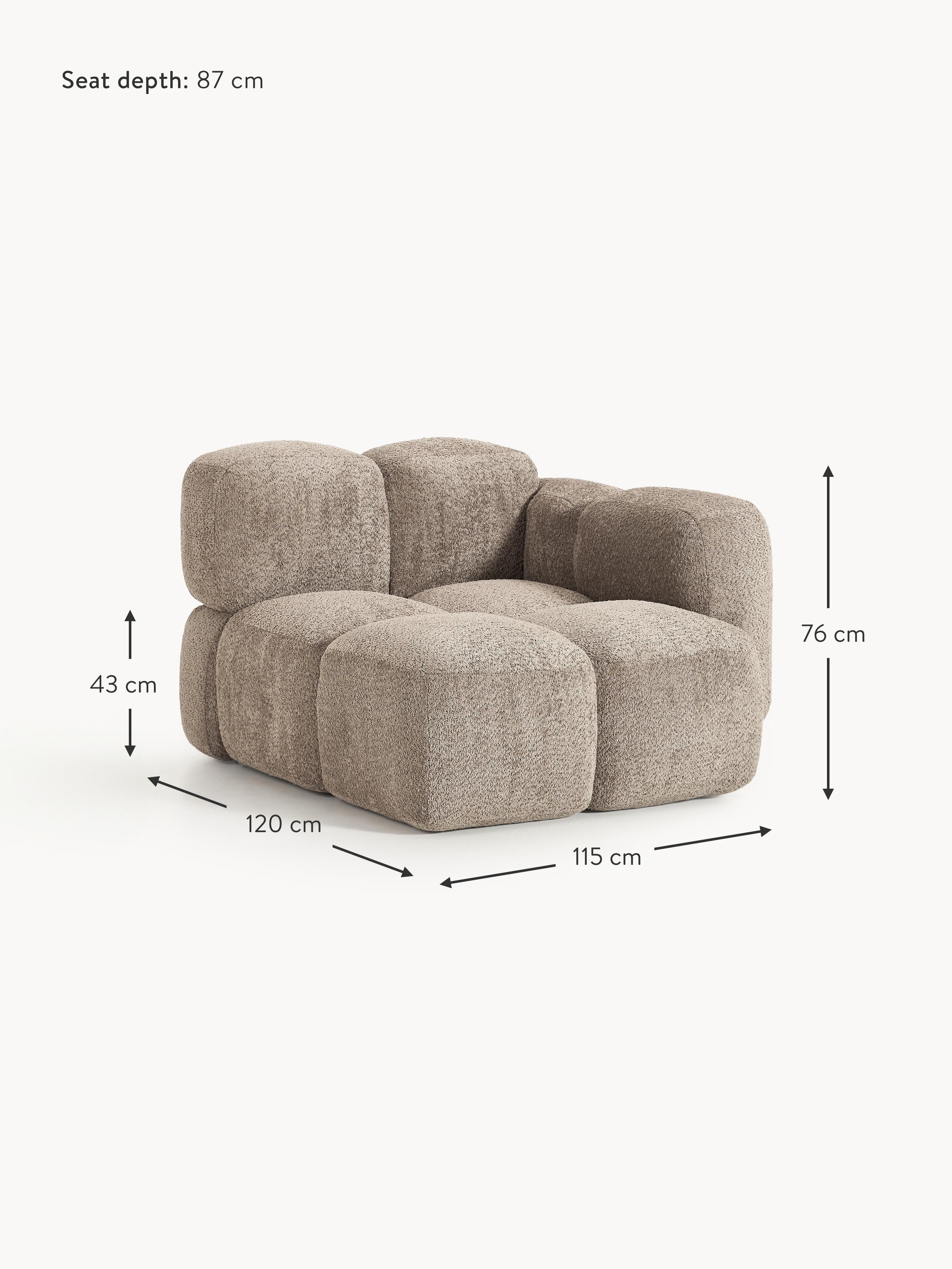 Tayla Teddy Bouclé Corner Module
