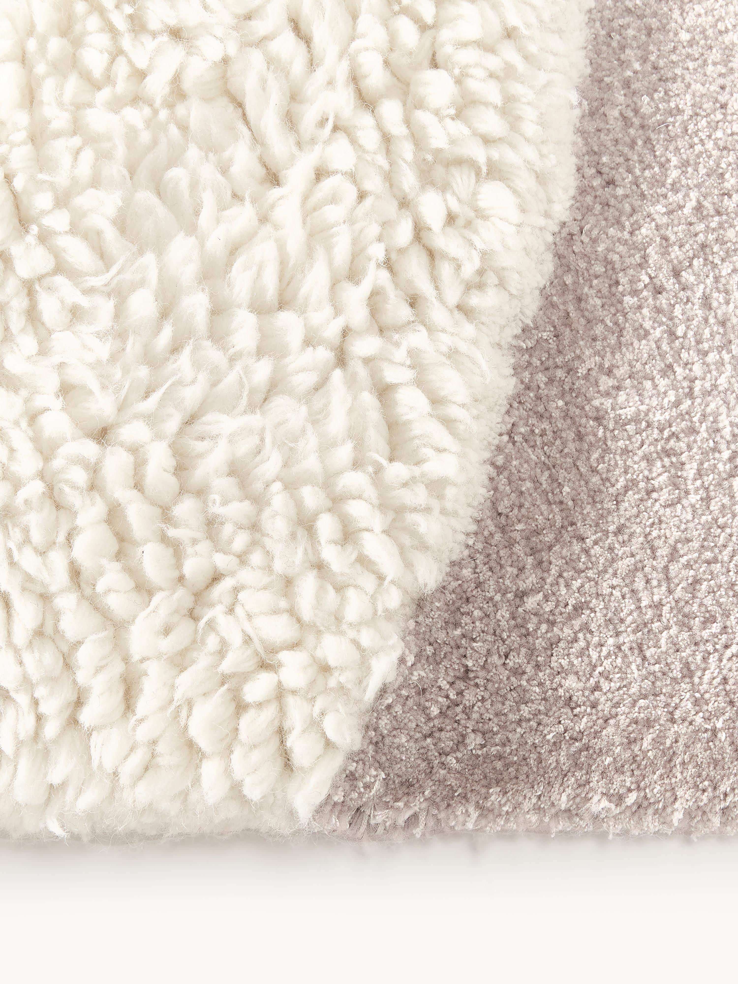 Silas High-Low Wool Rug, Hand-Tufted