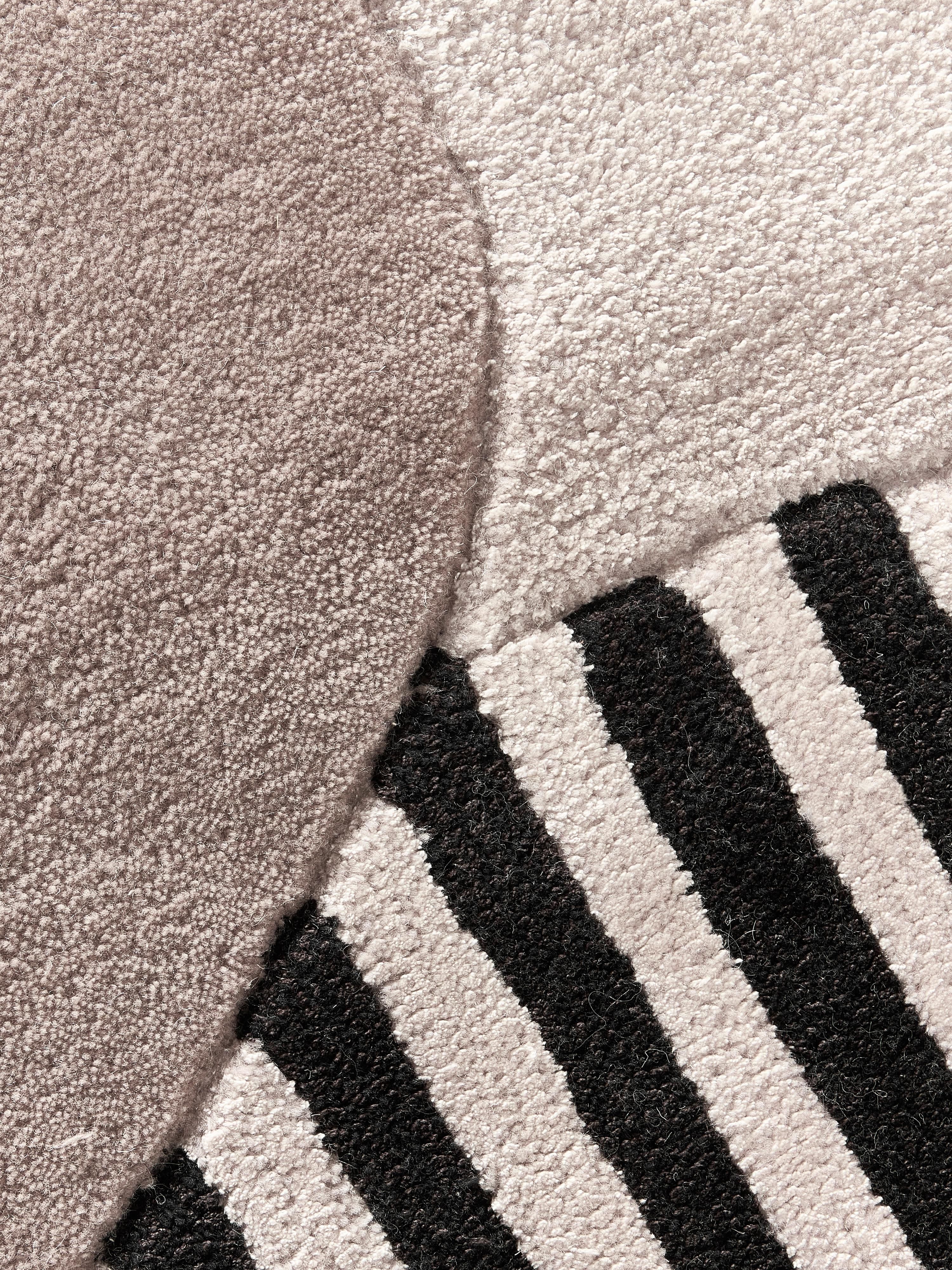 Silas High-Low Wool Rug, Hand-Tufted