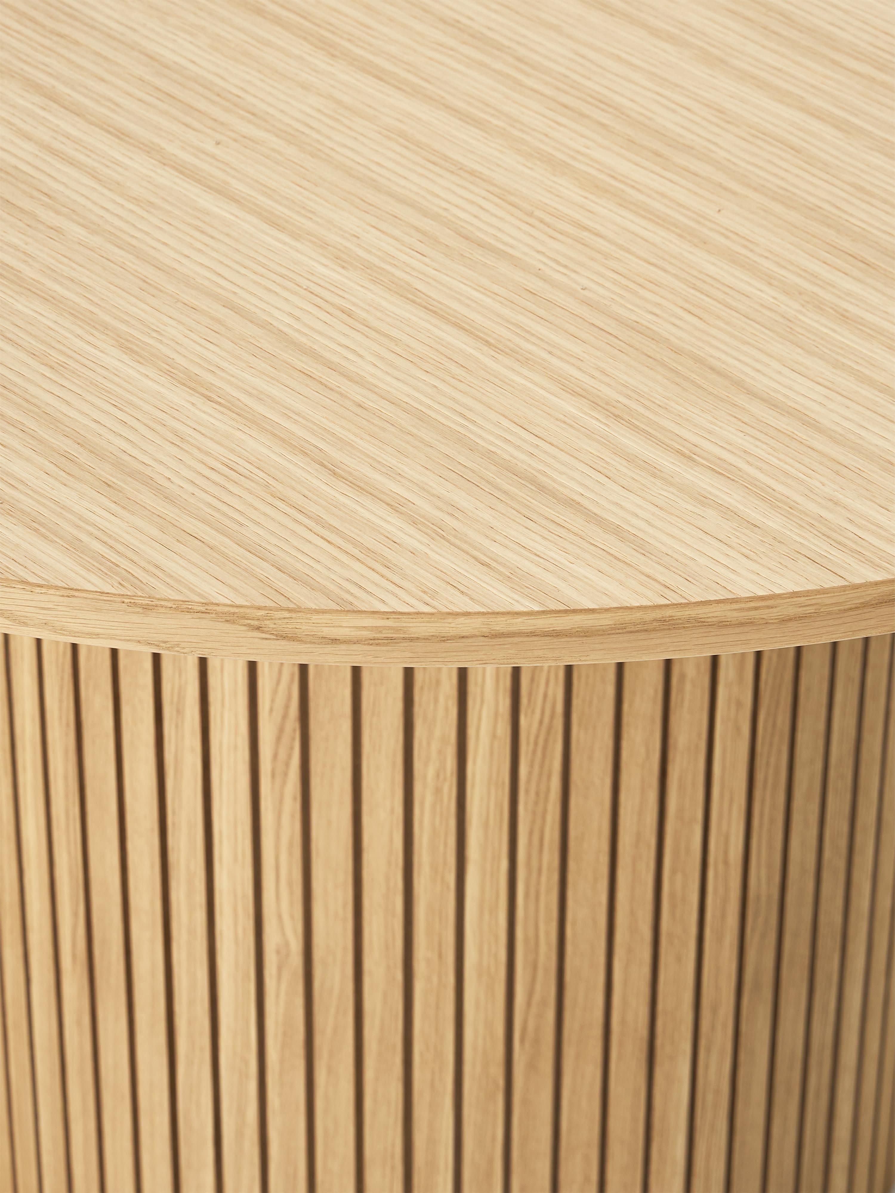 Filo Extendable Dining Table with Groove Structure, 120 - 160 x 75 cm