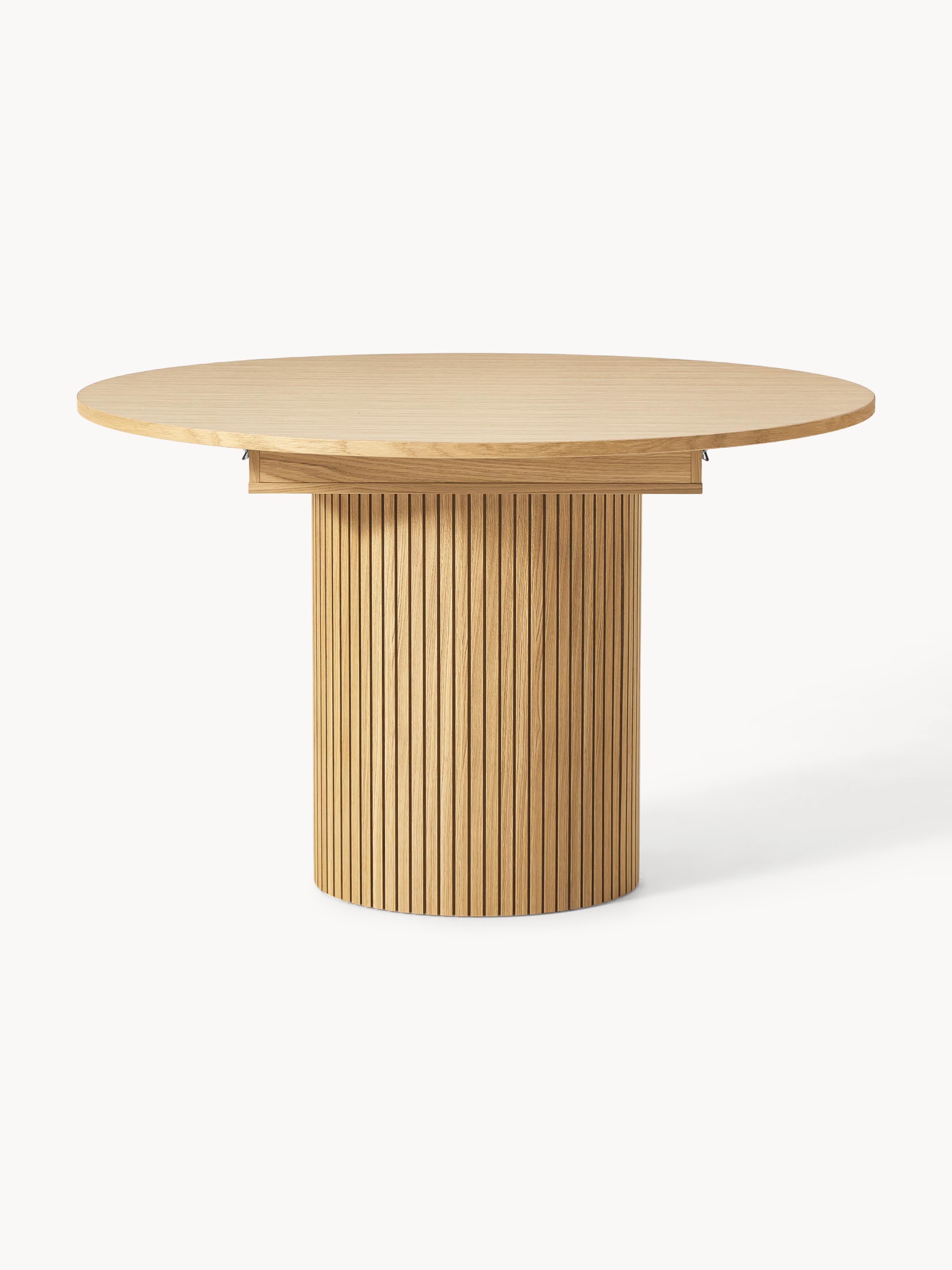 Gallery image 1 - Extendable Dining Table Filo with Groove Structure, 120 - 160 x 75 cm