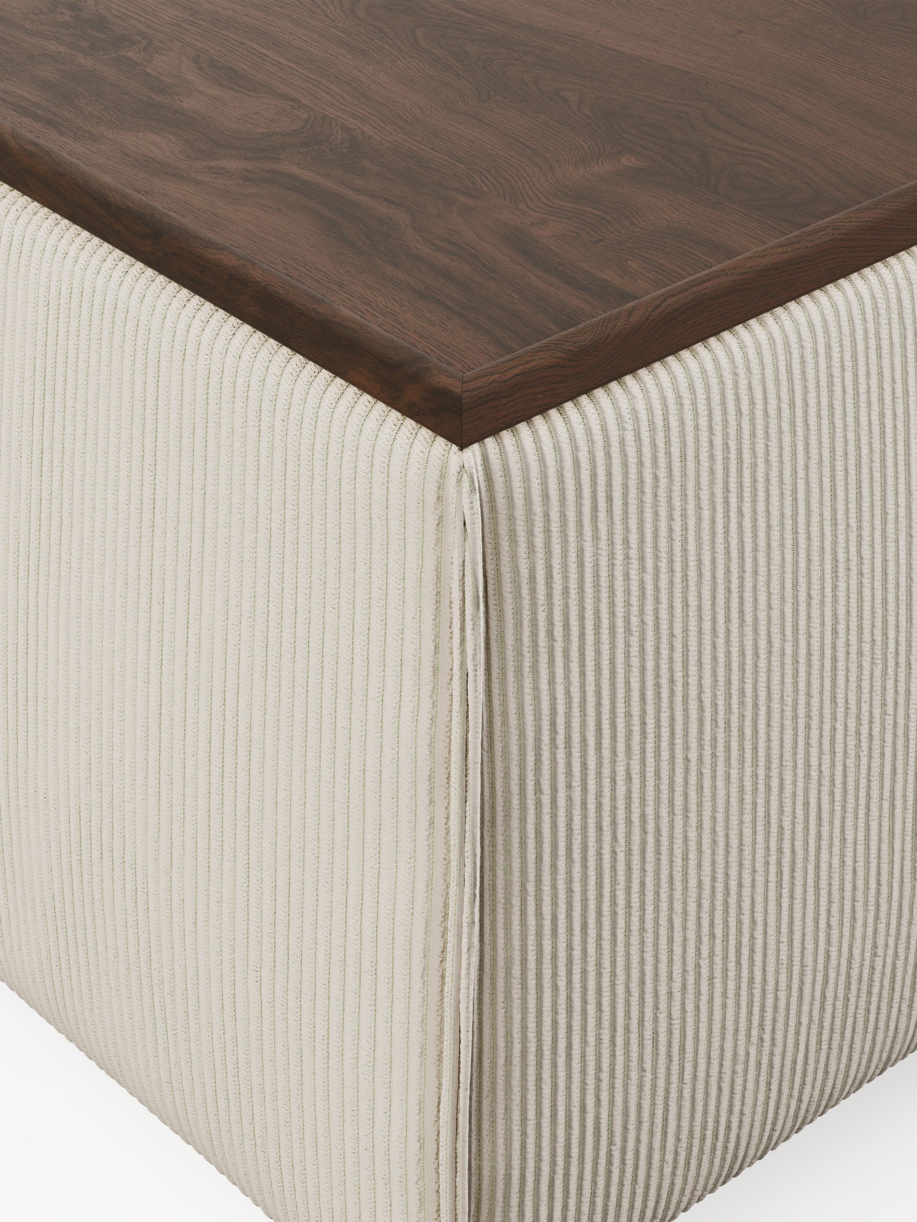 Lennon Corduroy Ottoman with Storage