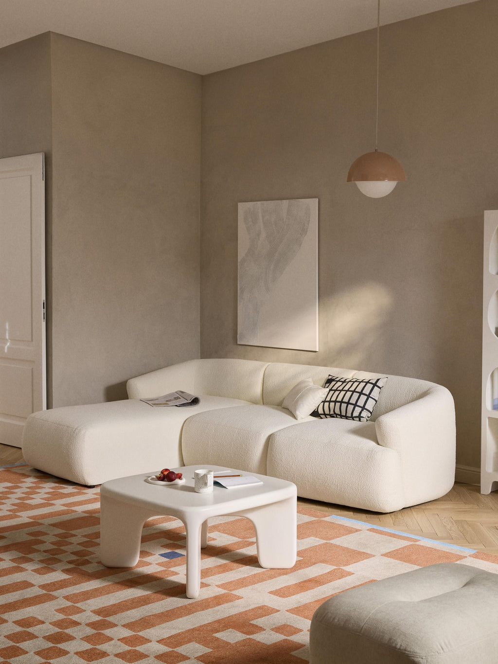 Sofia Bouclé Corner Module