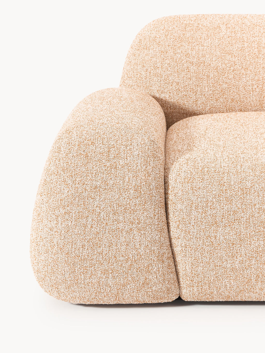 Wolke Modular Bouclé Corner Sofa (4-seater)
