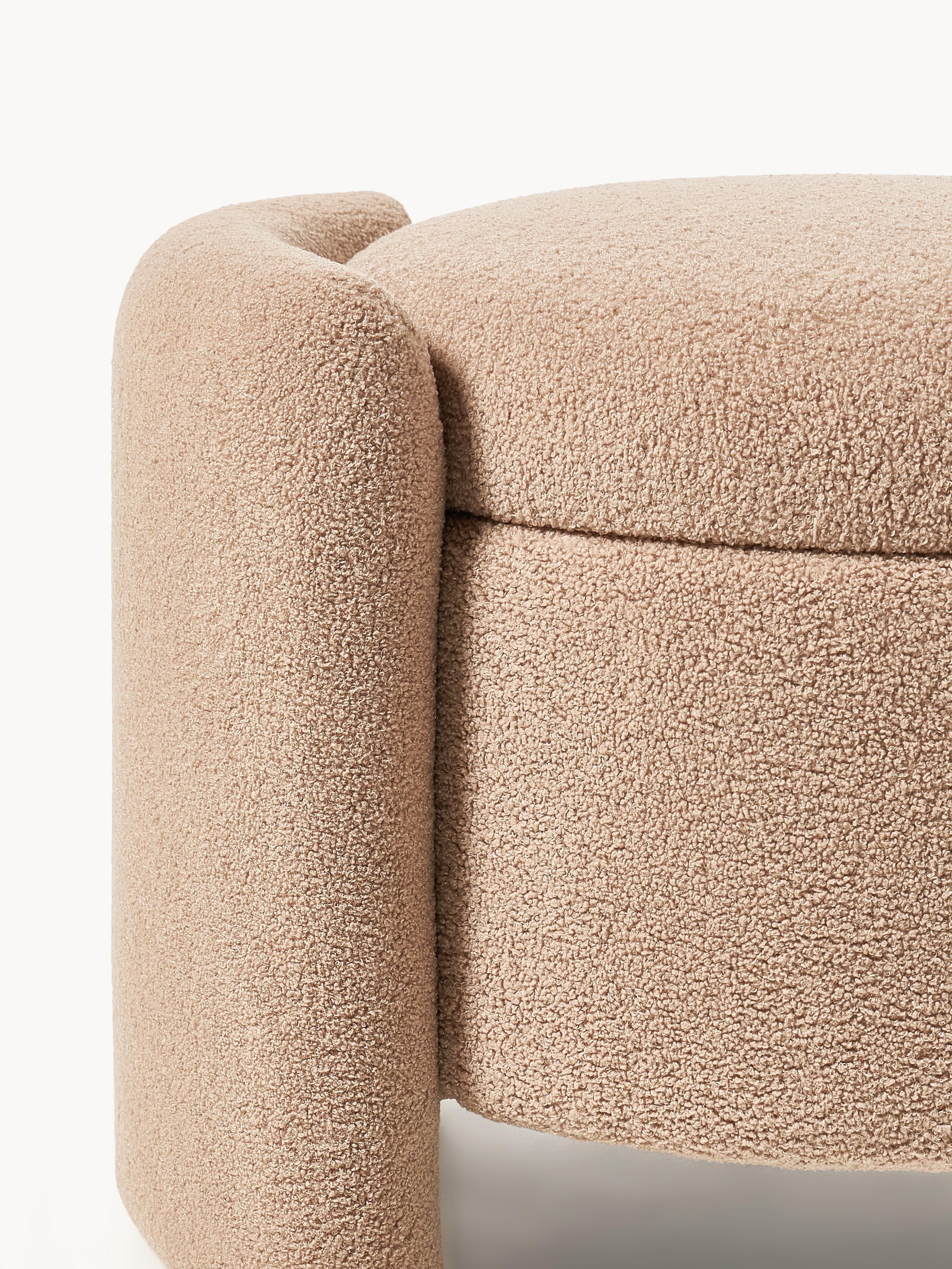 Benji Teddy Upholstered Stool with Storage Space