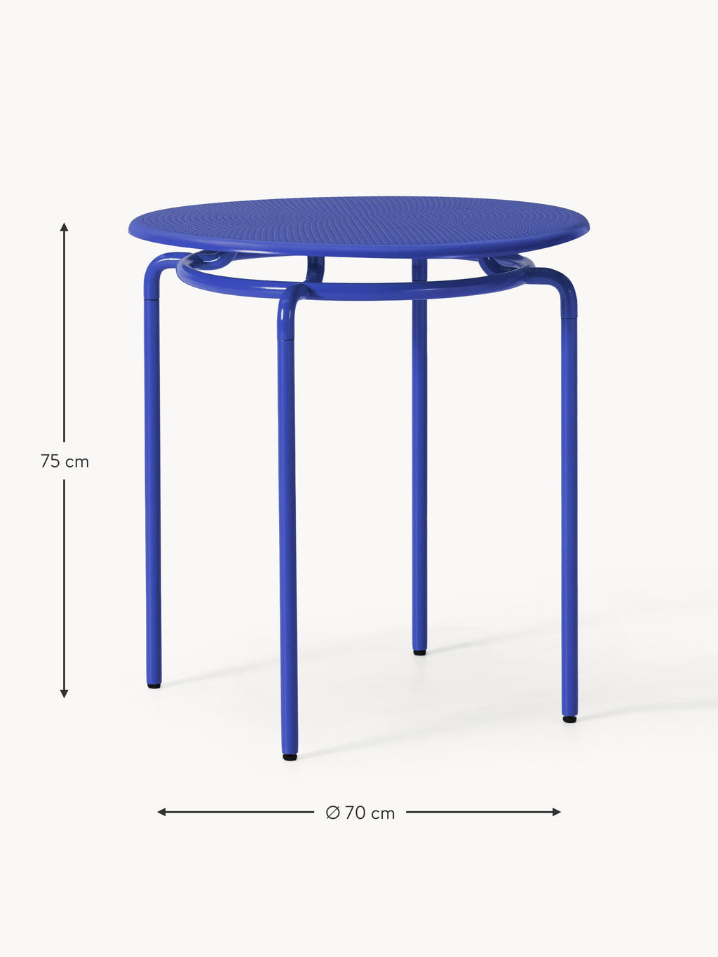 Kumi Round Garden Table, Ø 70 cm