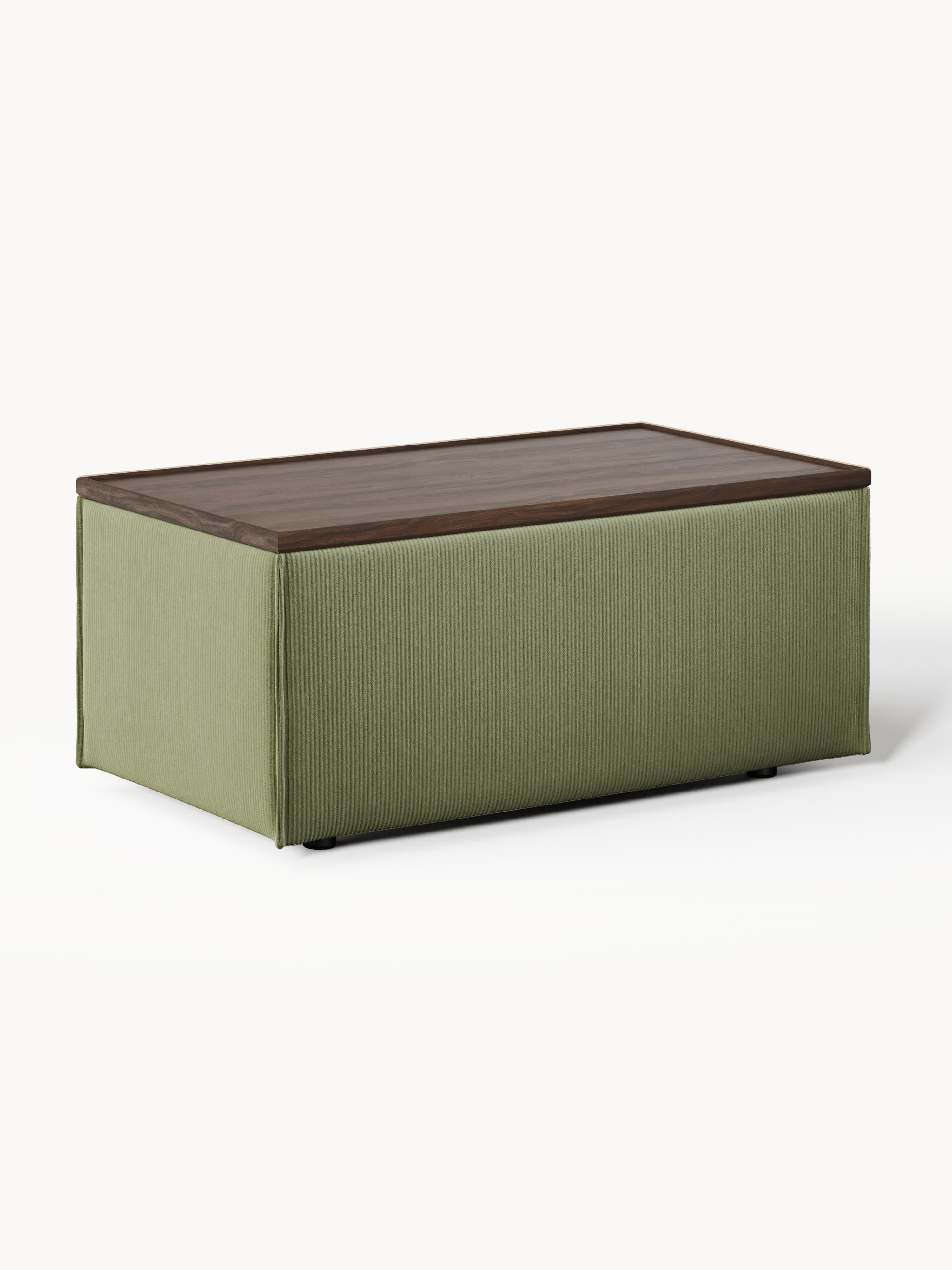 Gallery image 1 - Corduroy Ottoman Lennon with Storage