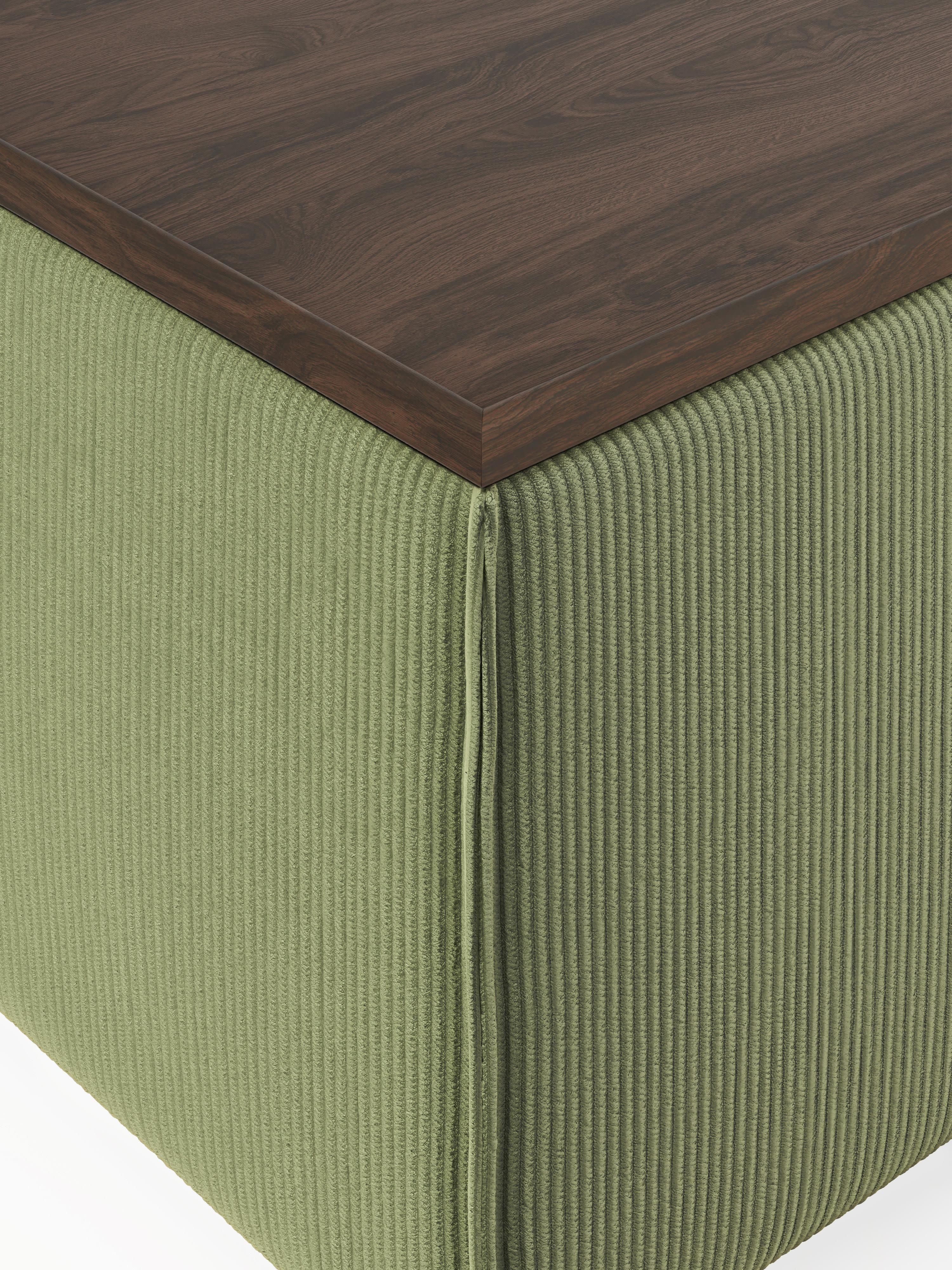 Lennon Corduroy Ottoman with Storage