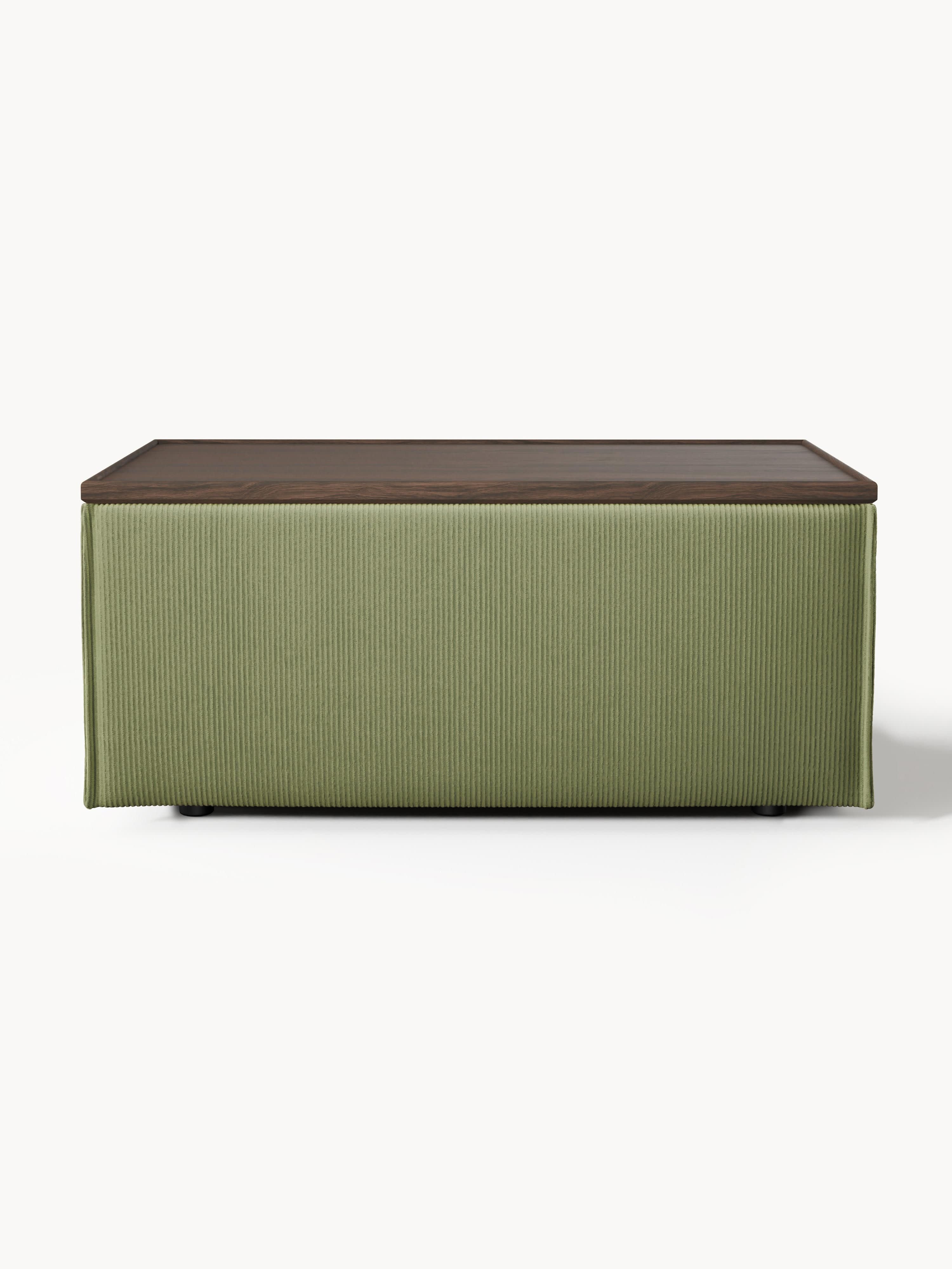 Lennon Corduroy Ottoman with Storage