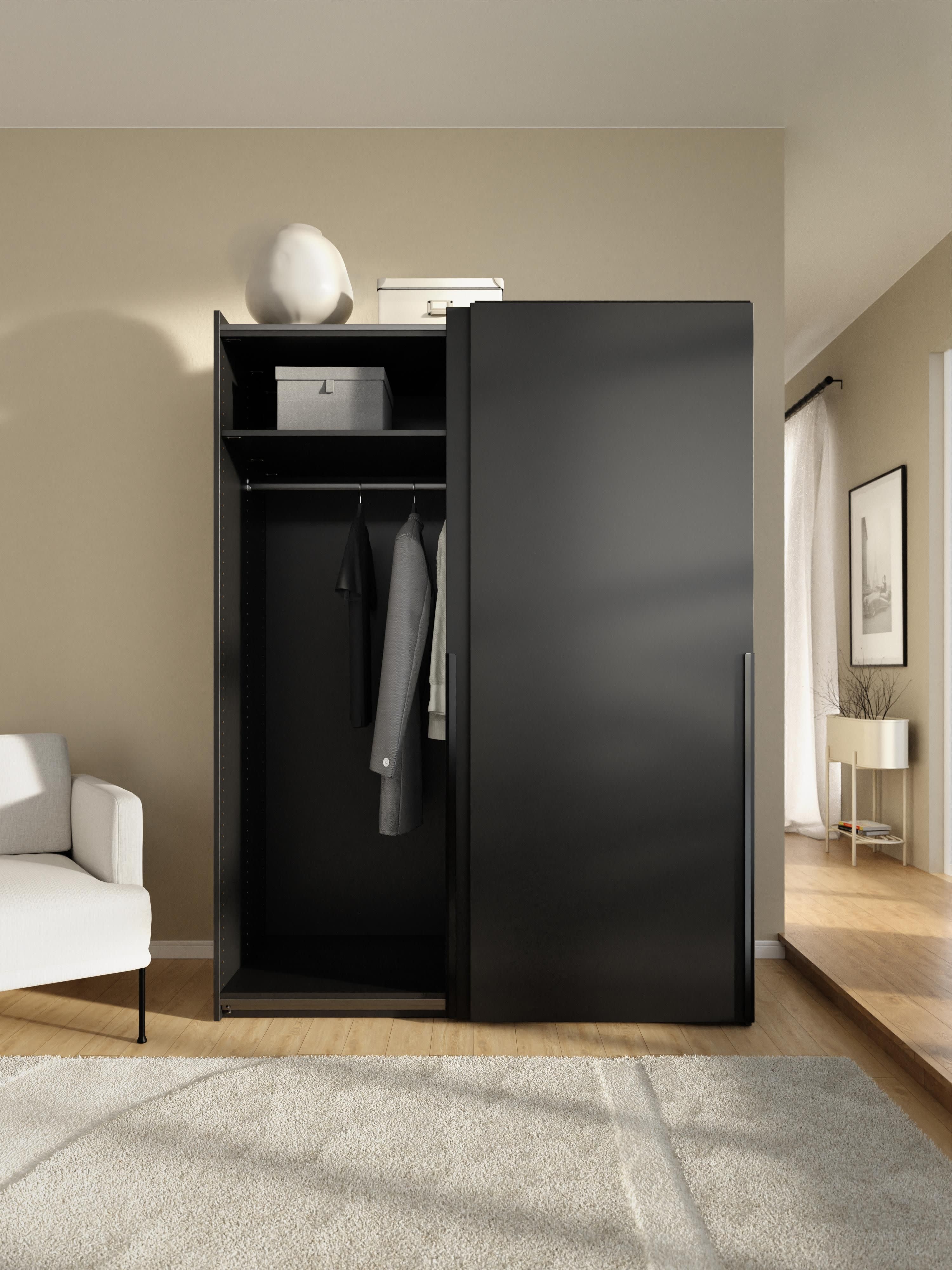 Leon Modular Sliding Door Wardrobe, 150 cm Wide, in various sizes