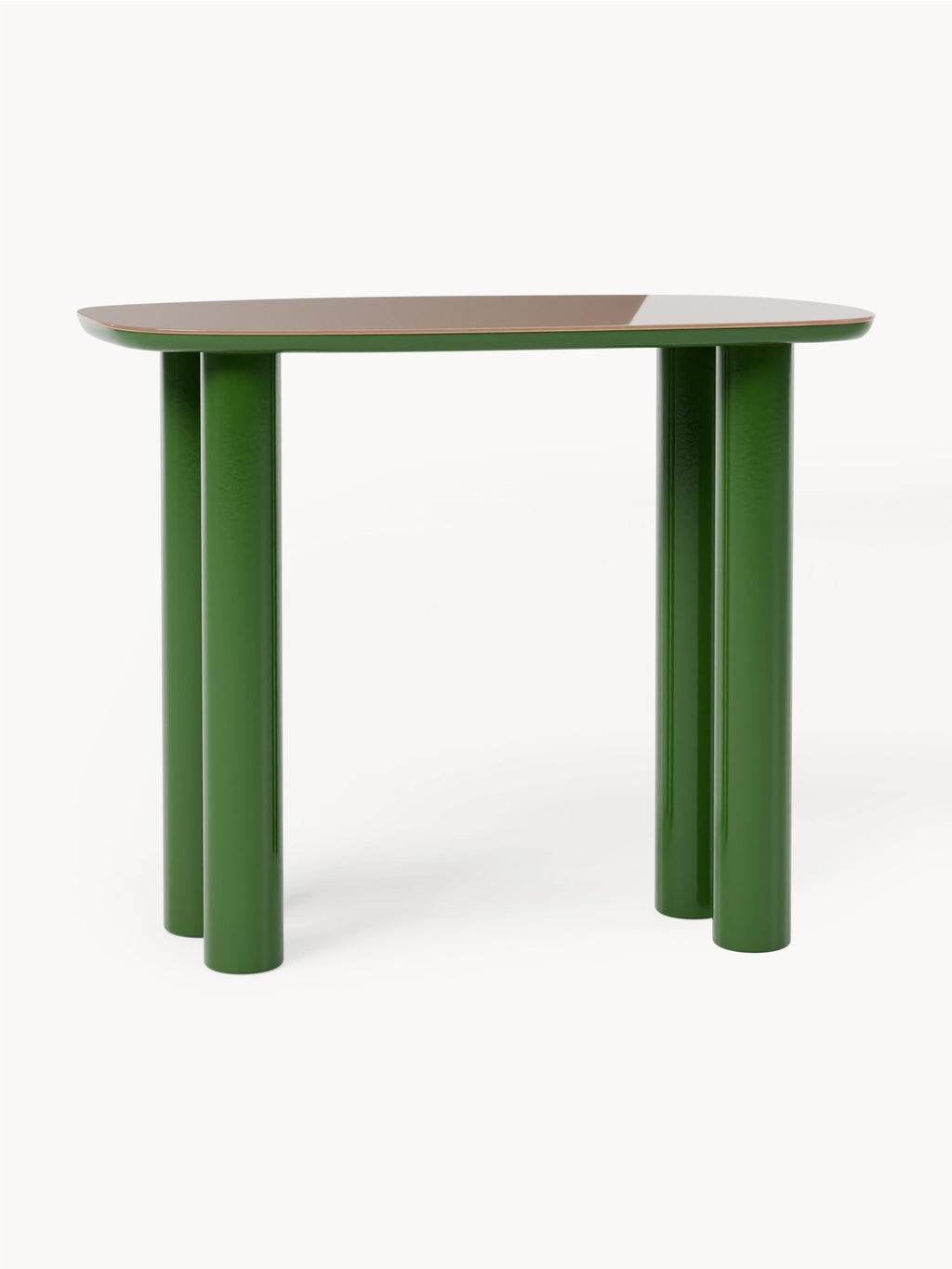 Beni Console Table with Glass Top