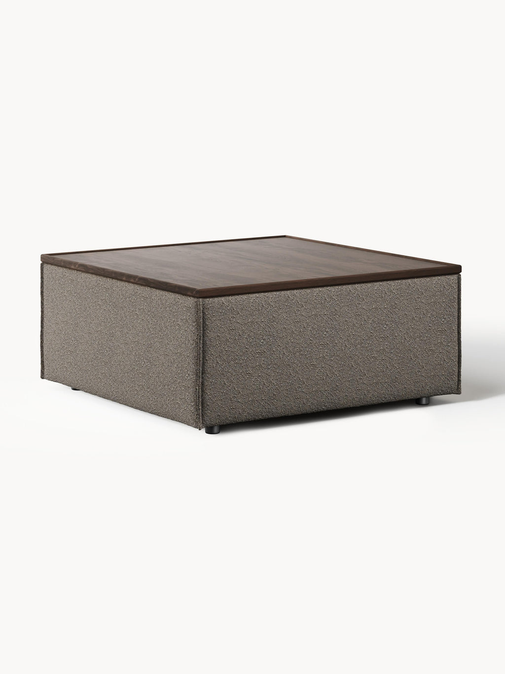 Gallery image 1 - Bouclé Ottoman Lennon with Storage