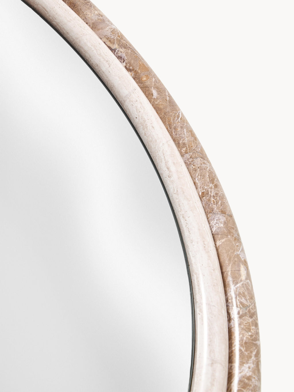 Abam Wall Mirror in an Organic Shape