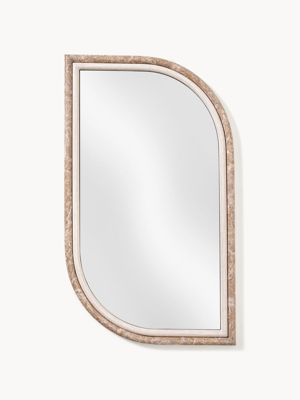 Abam Wall Mirror in an Organic Shape