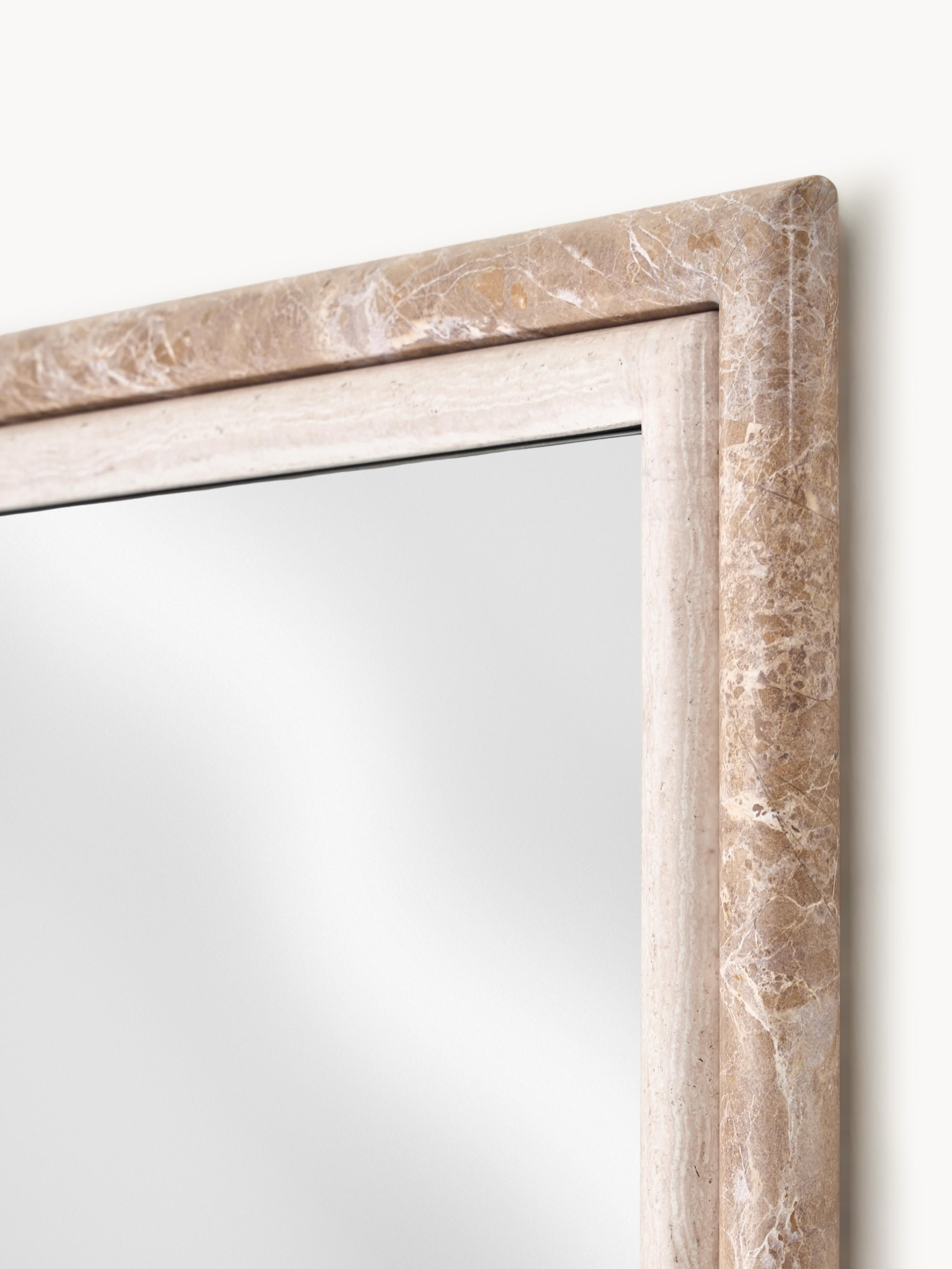 Abam Wall Mirror in an Organic Shape