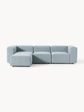 Gallery image 1 - Bouclé Modular Sofa Lena (4-seater) with Ottoman (left/right)
